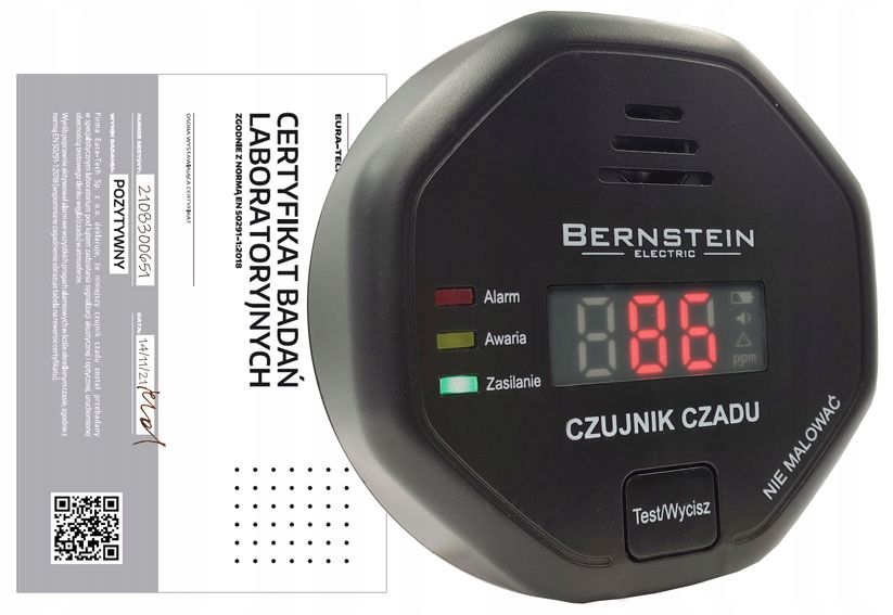  Gamtinių dujų jutiklis eura-tech gd-01a2 230v/50hz