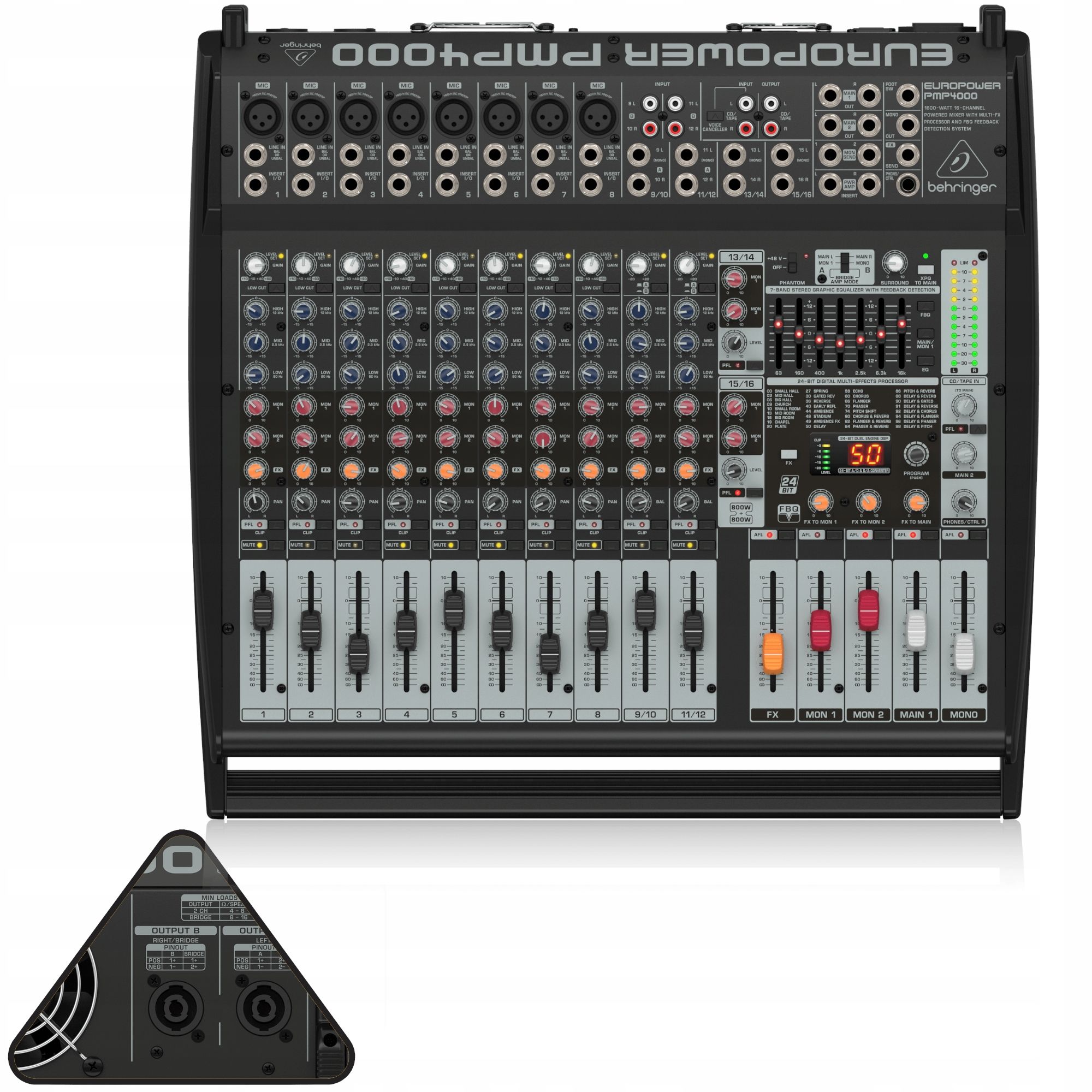  X1204usb mikseris garso 12-kanalų su usb behringeris