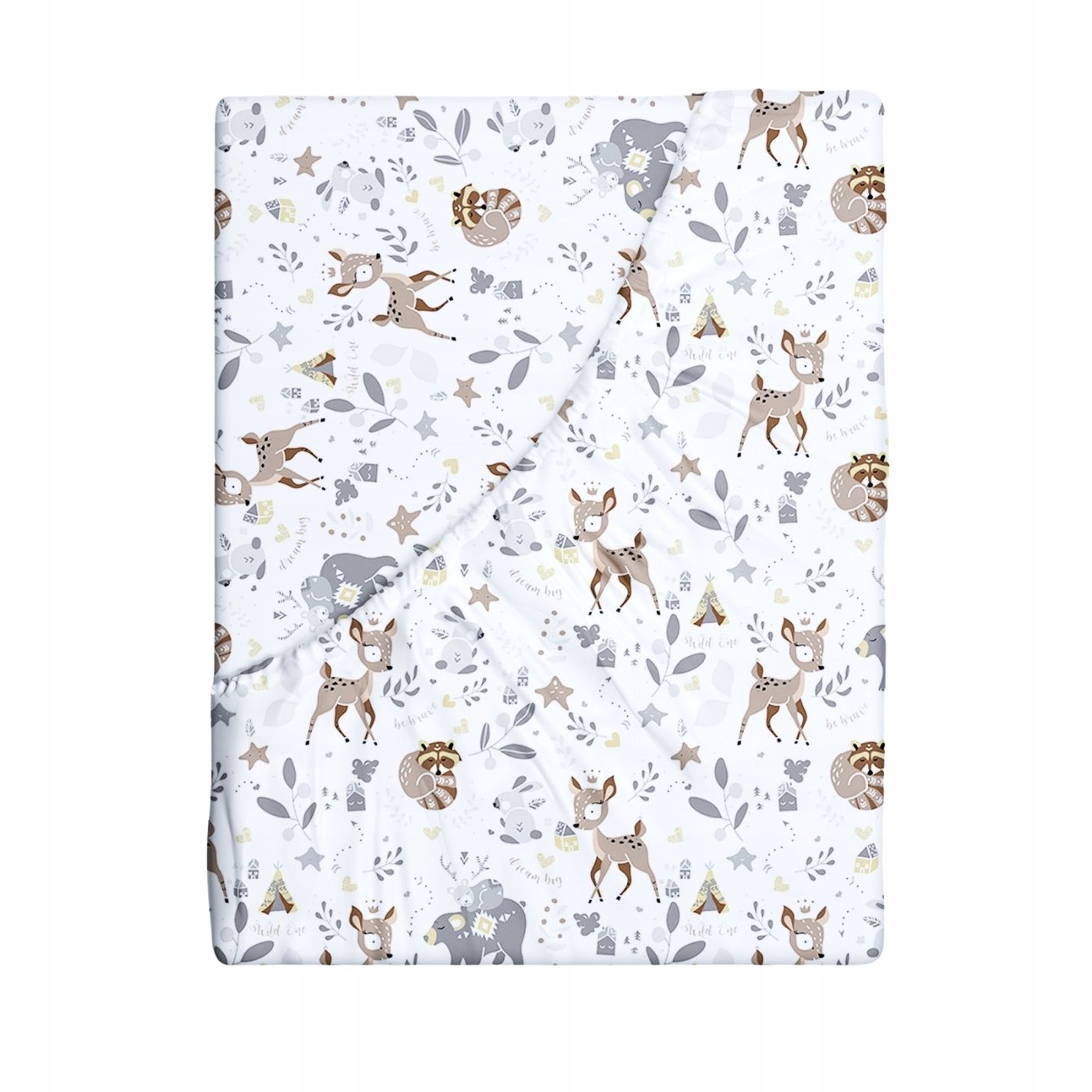  Cotton sheet with an eraser with patterns 120x60 fabric holidays 228sbi