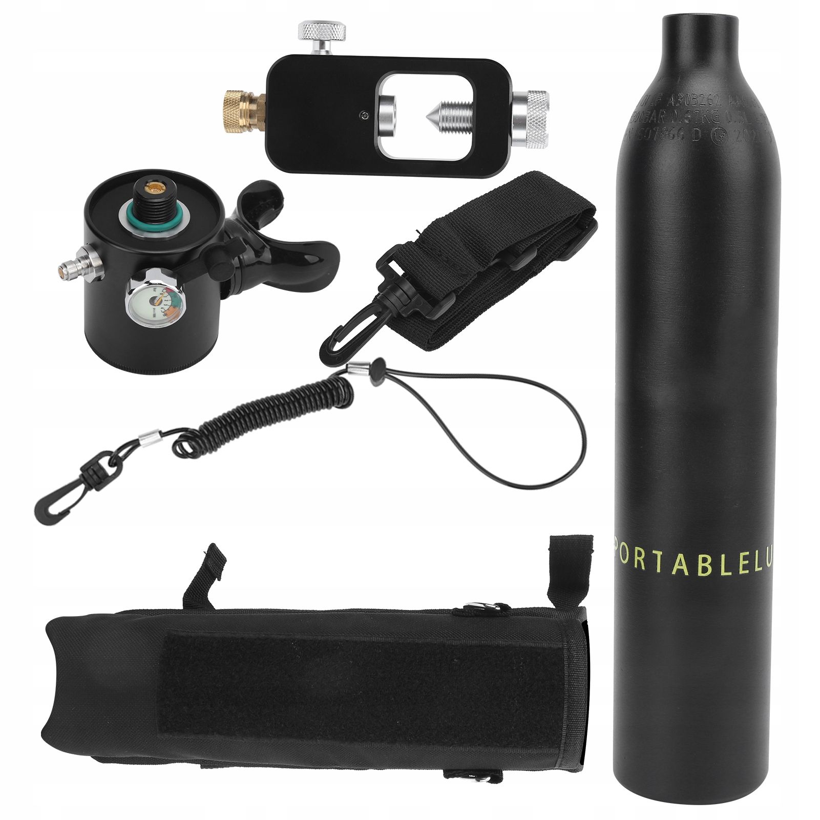  Mobilus 0.5l dideep deguonies balionas nardymo komplektas
