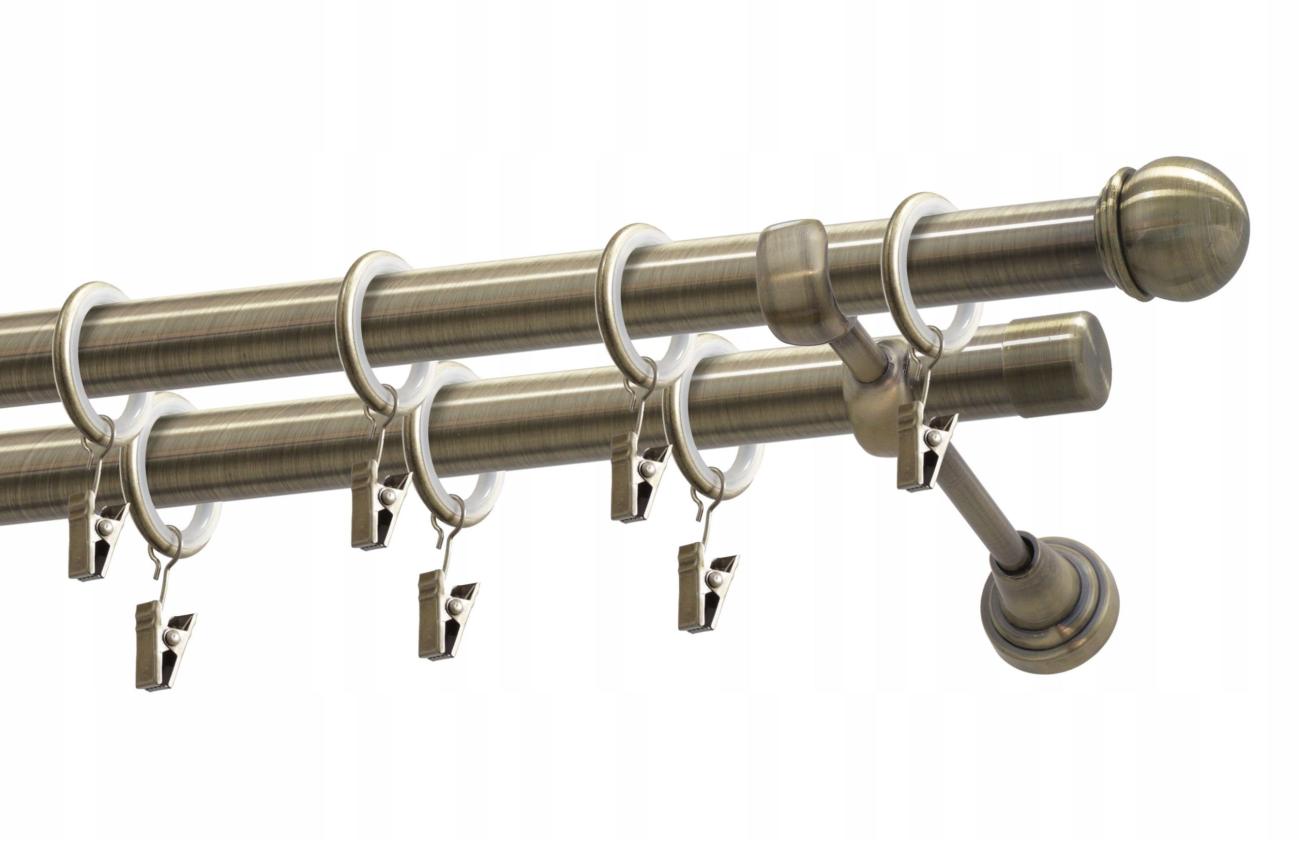  Dvigubas karnizas satinas 19 mm 240 cm