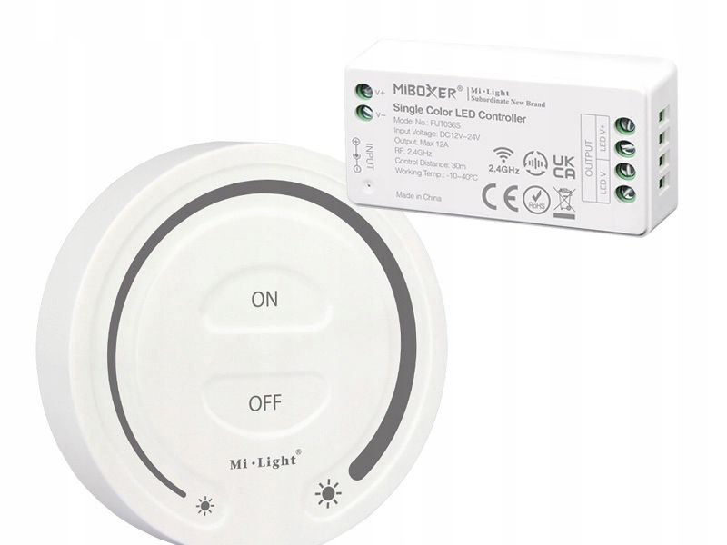  Wifi zonų valdiklis milight led fut035w | cct