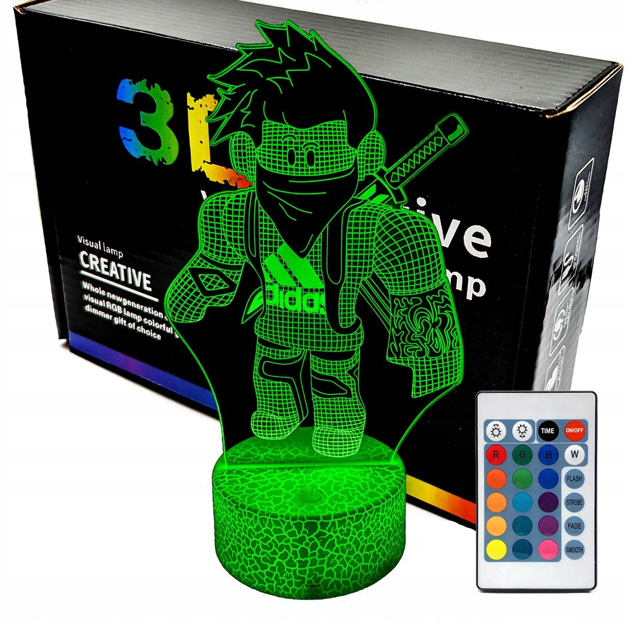  Noční světlo fortnite 3d lampy led