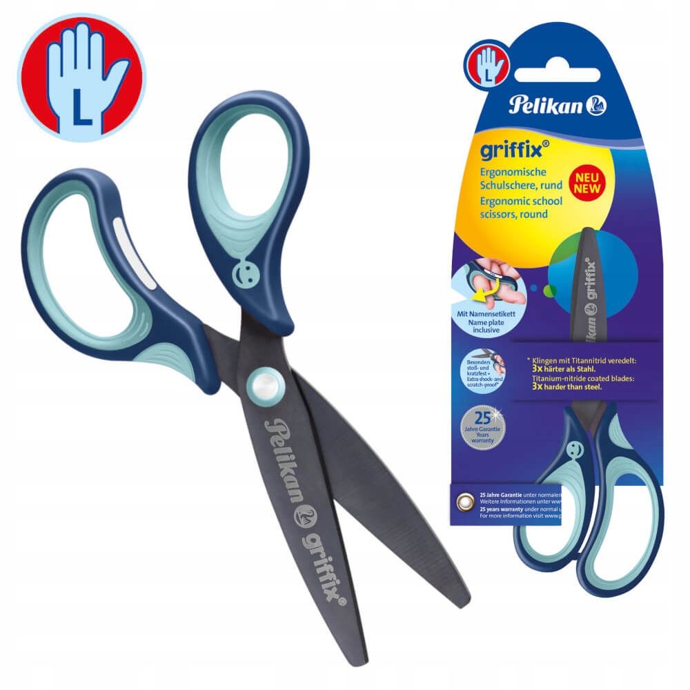  Nůžky griffix titan leworeczn 14,5cm pelikán