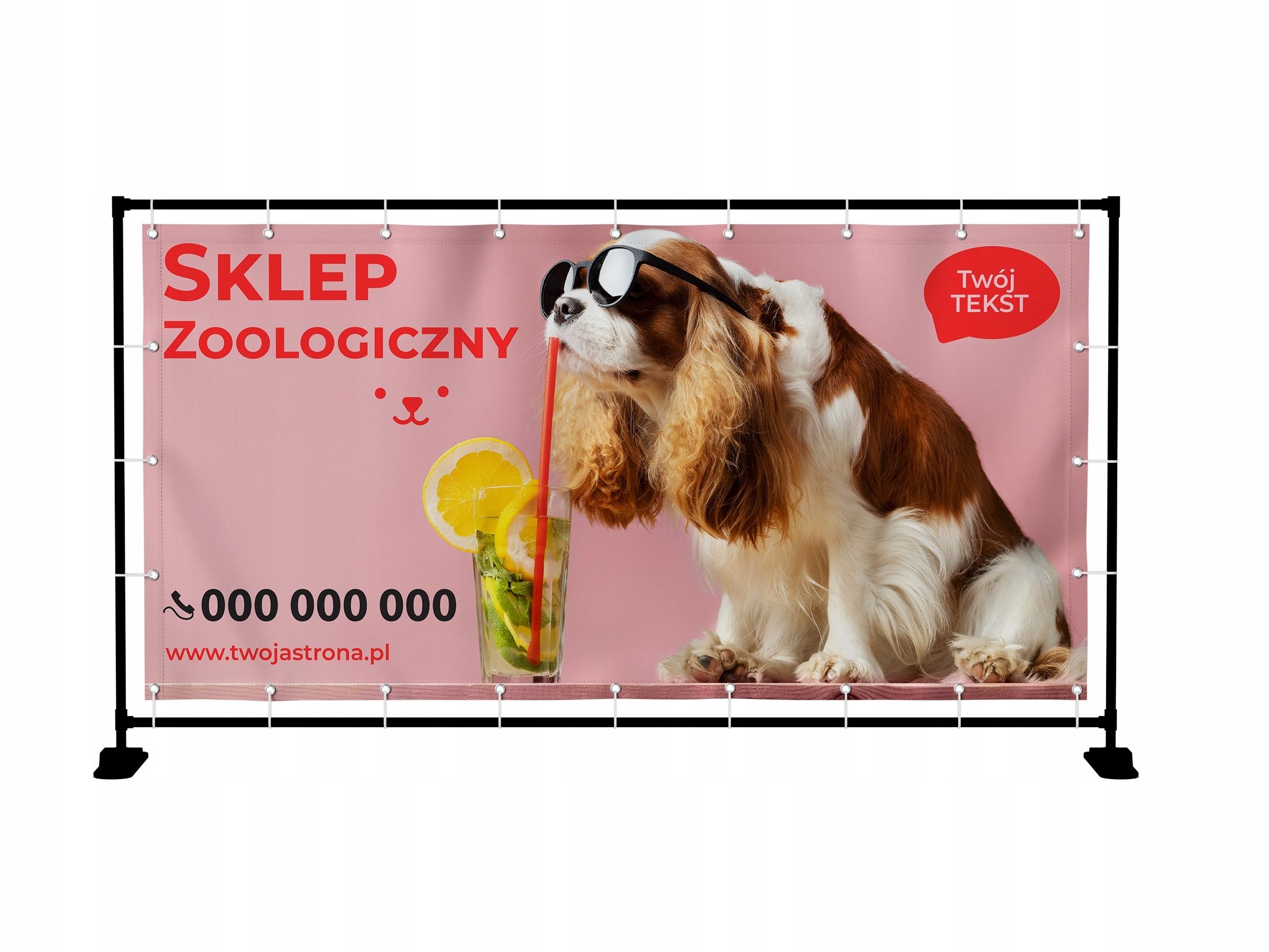  Plakát premium - zoologická prodejna - 200x100 cm - skvělá kvalita!
