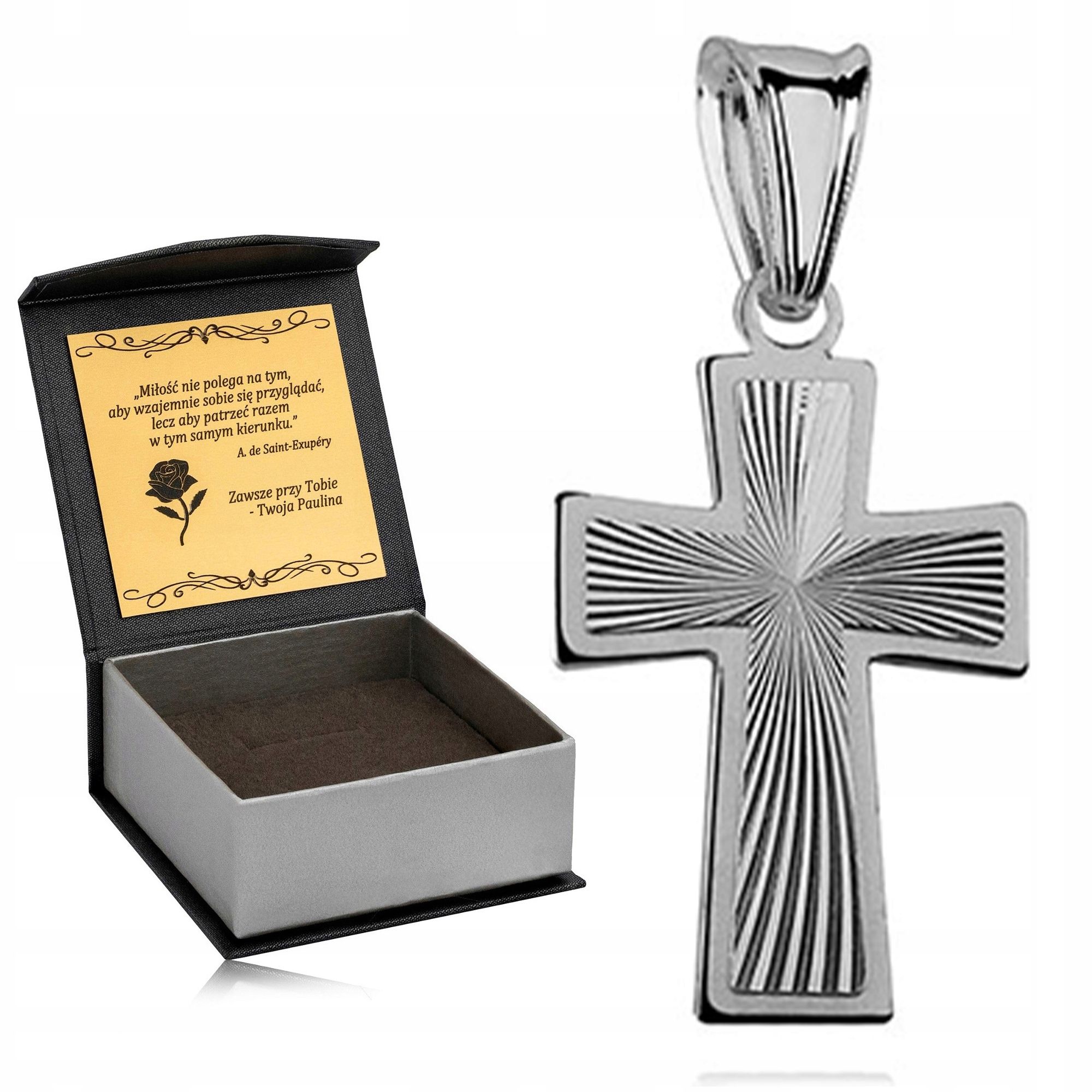  Striebro samec veľký rhodiované kríž diamant 925 pre otca pre syna človek strýkovia