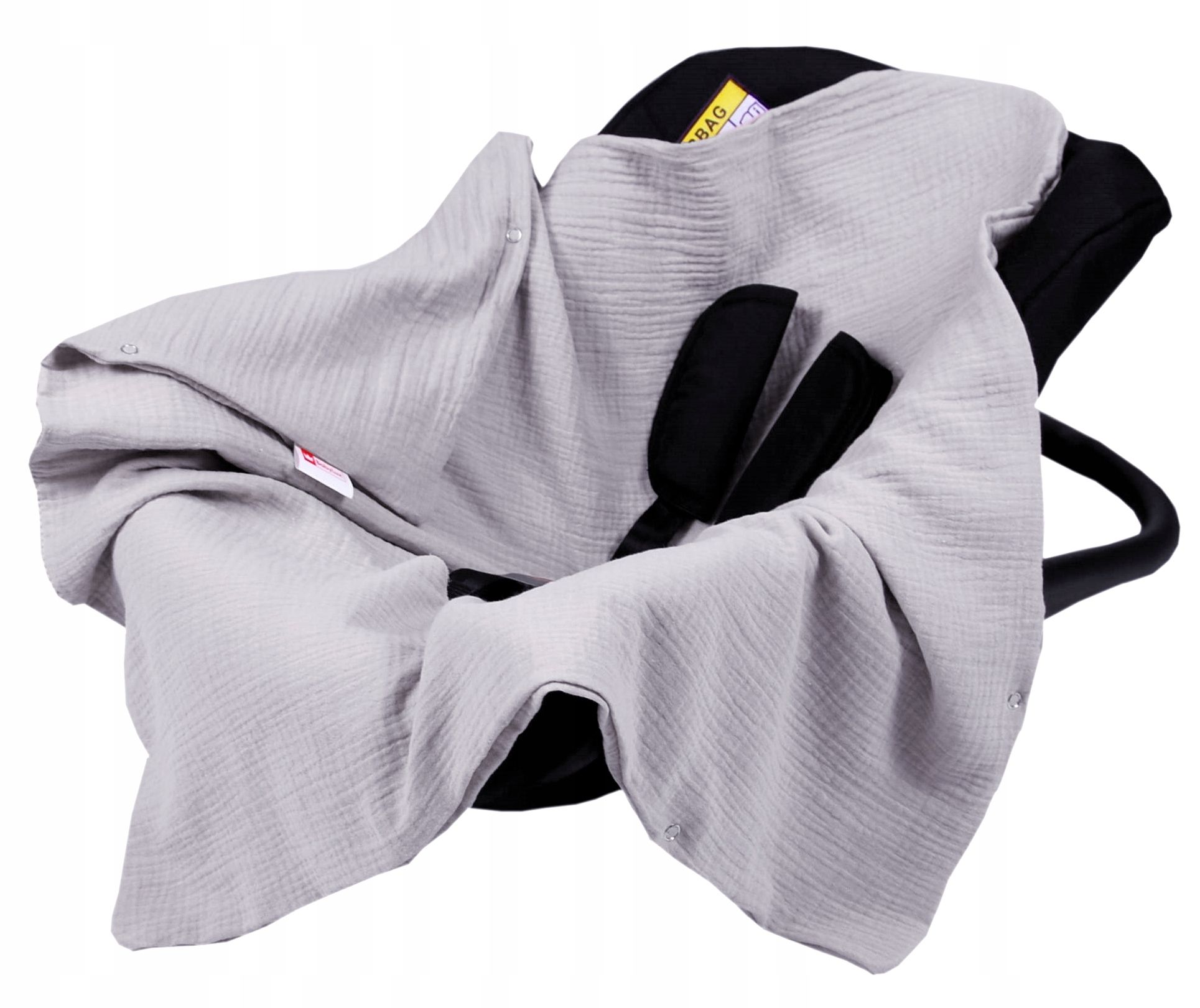  Babylux zakryté prikrývka prikryť pre autosedacku pre dopravcu mušelín muslin