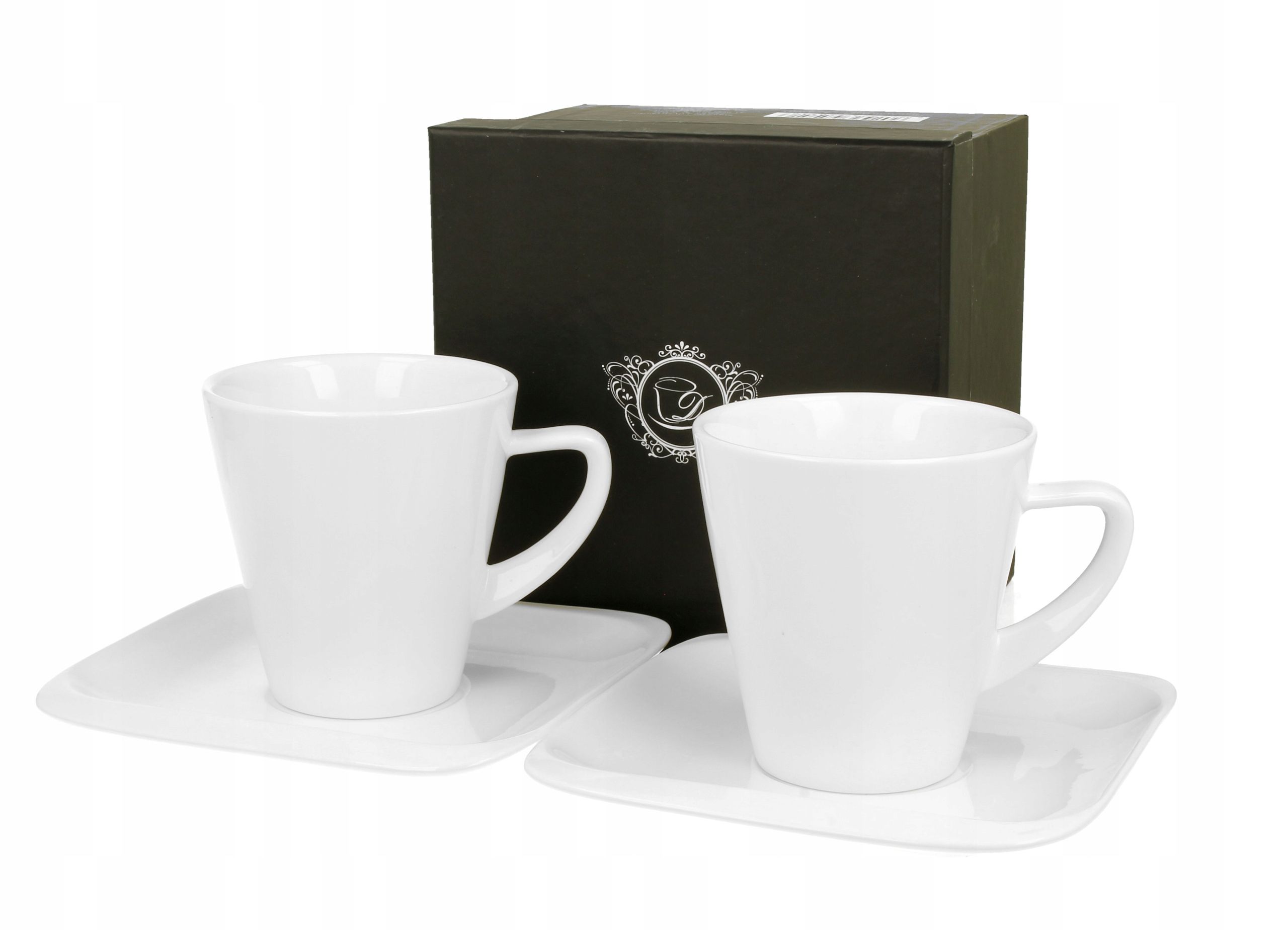  2 cups espresso with saucers safa