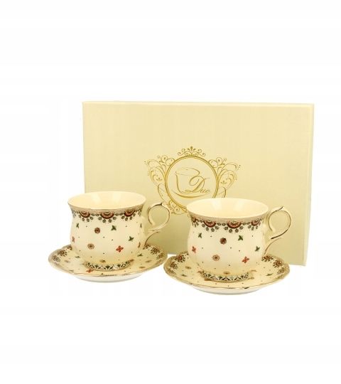  2 cups espresso with saucers safa