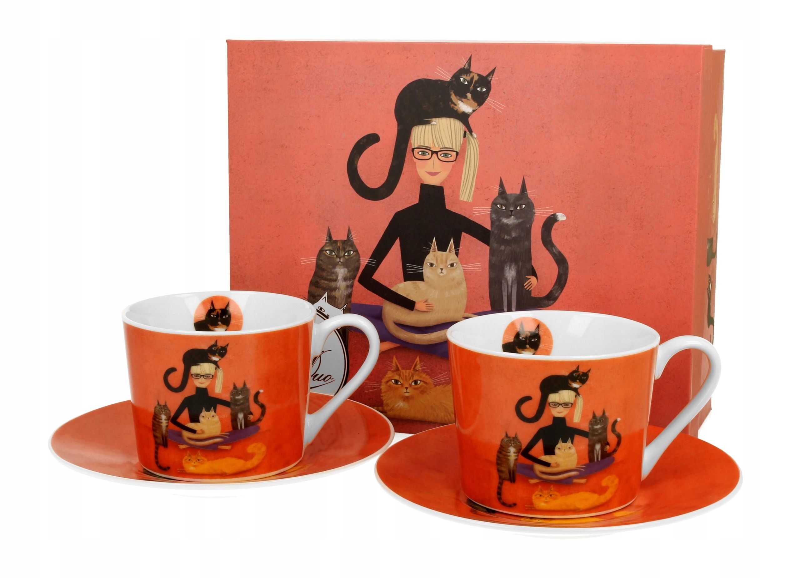  2 cups espresso with saucers safa