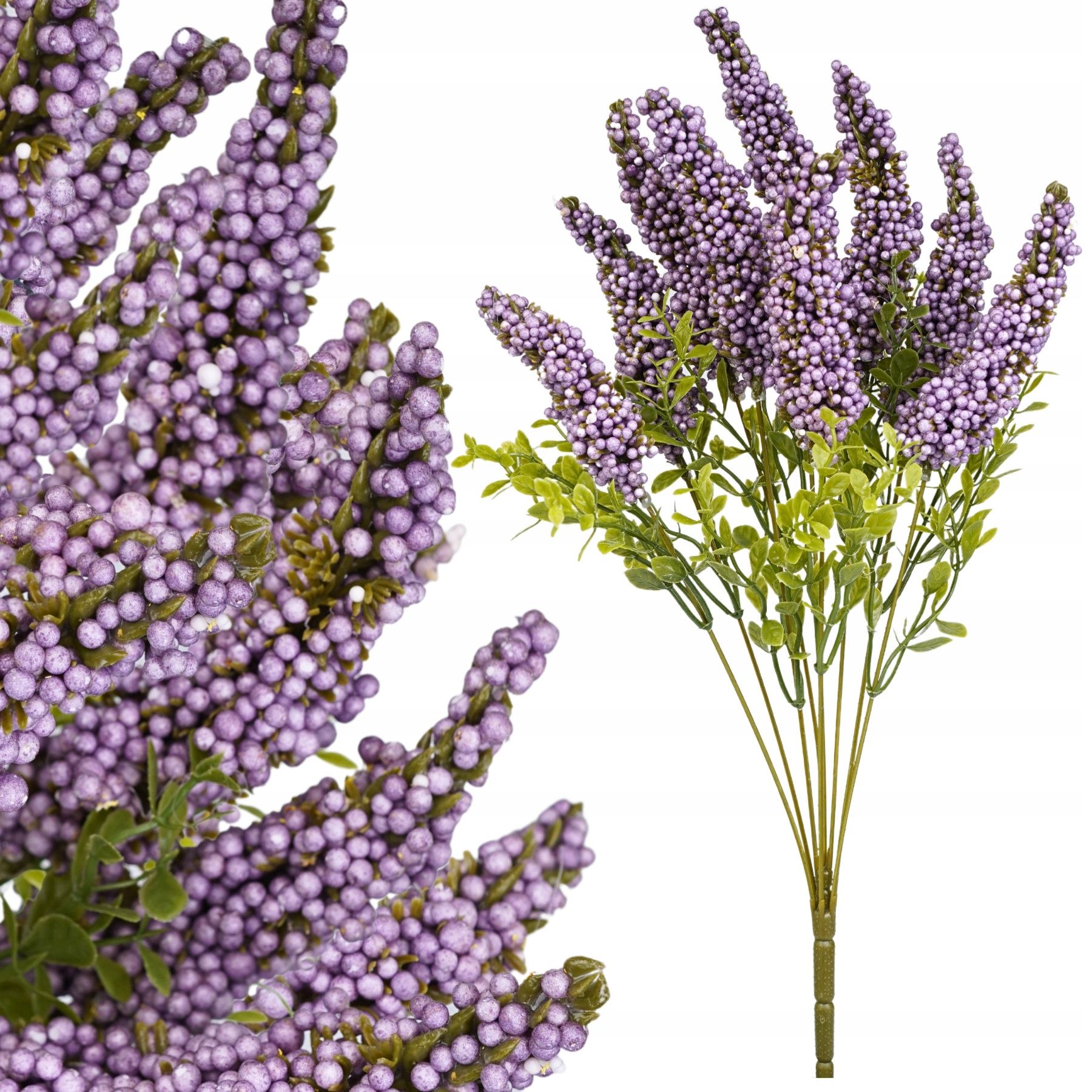  Dirbtinės gėlės gipsowka šakelė 32cm tanki violetinė priedas puokštėms