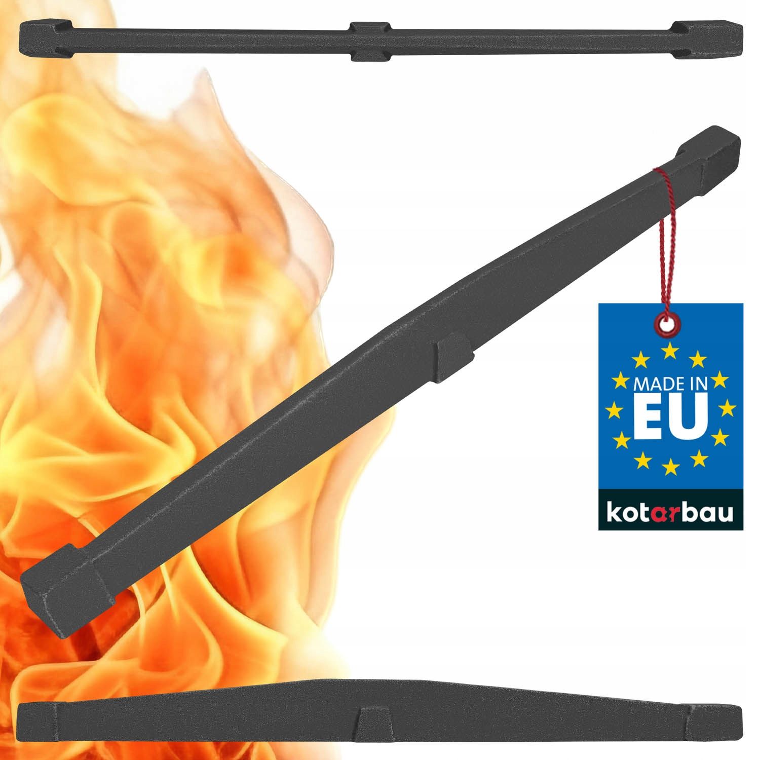  Gril trámy liatina 370 mm sztabkowy krb pre kachle pre krb kotol