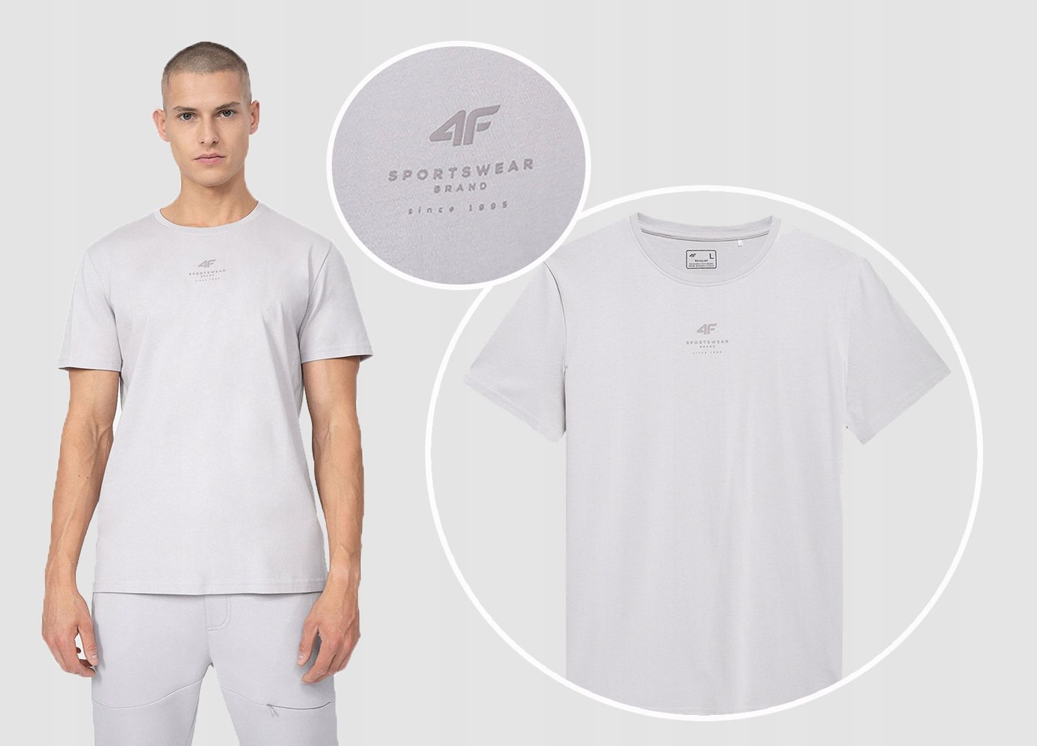  Men&#39;s t-shirts 4f cotton t-shirts sports xl ttshm2256 ss25