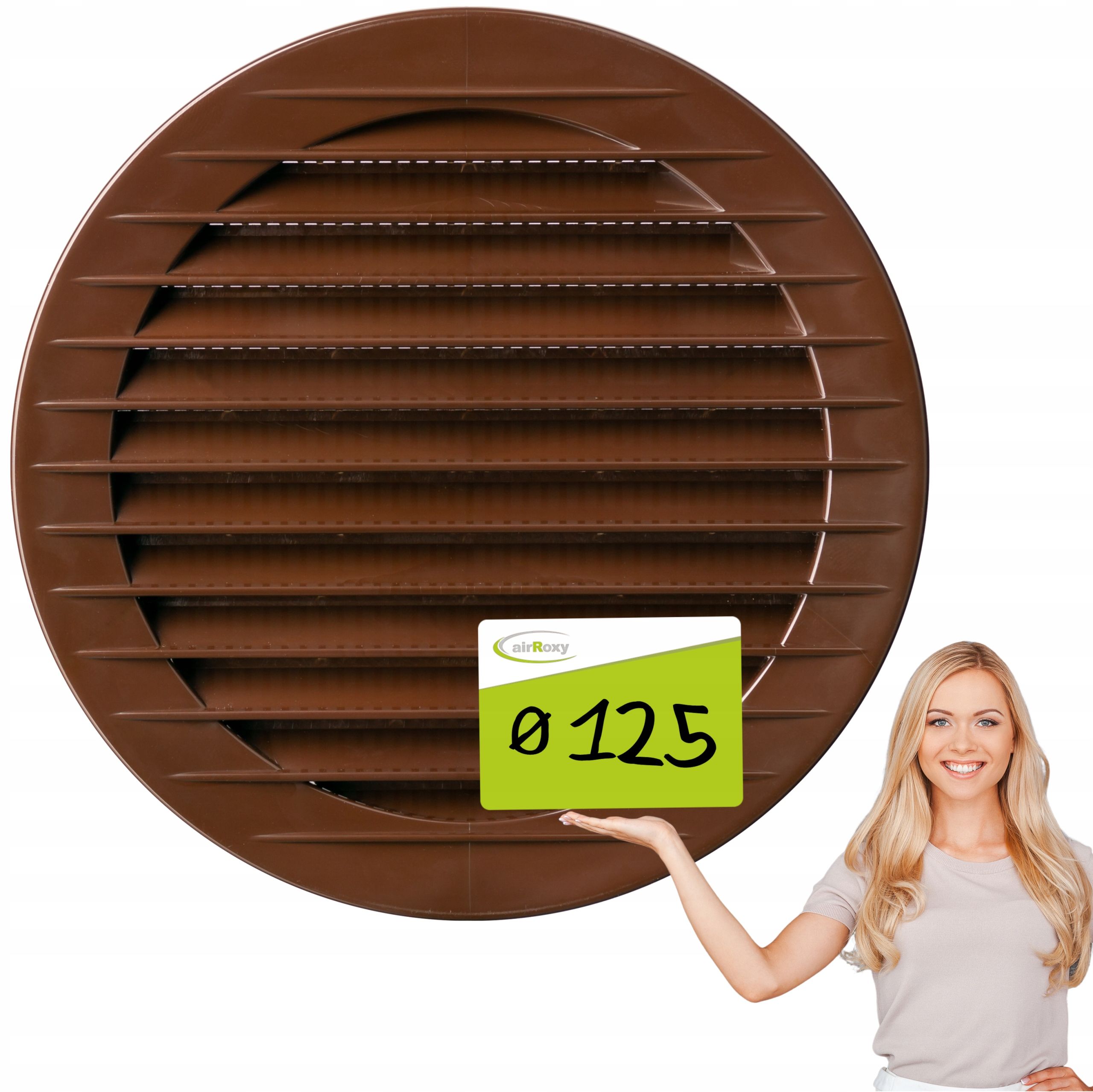  Apaļas ventilācijas restes ar sietu braz fi 80