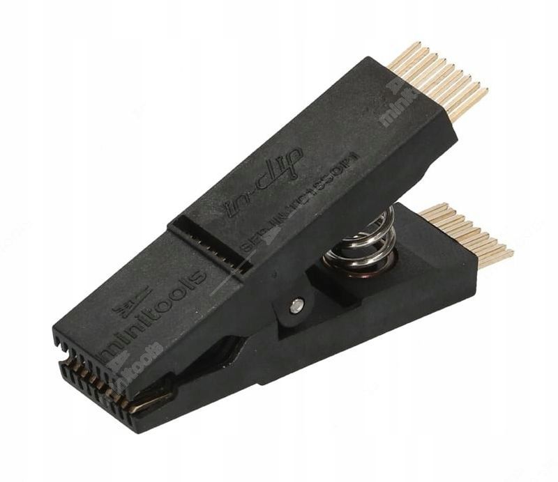  Spaustukas bandymo soic 8-pin r=1,27mm su kabeliu i ad