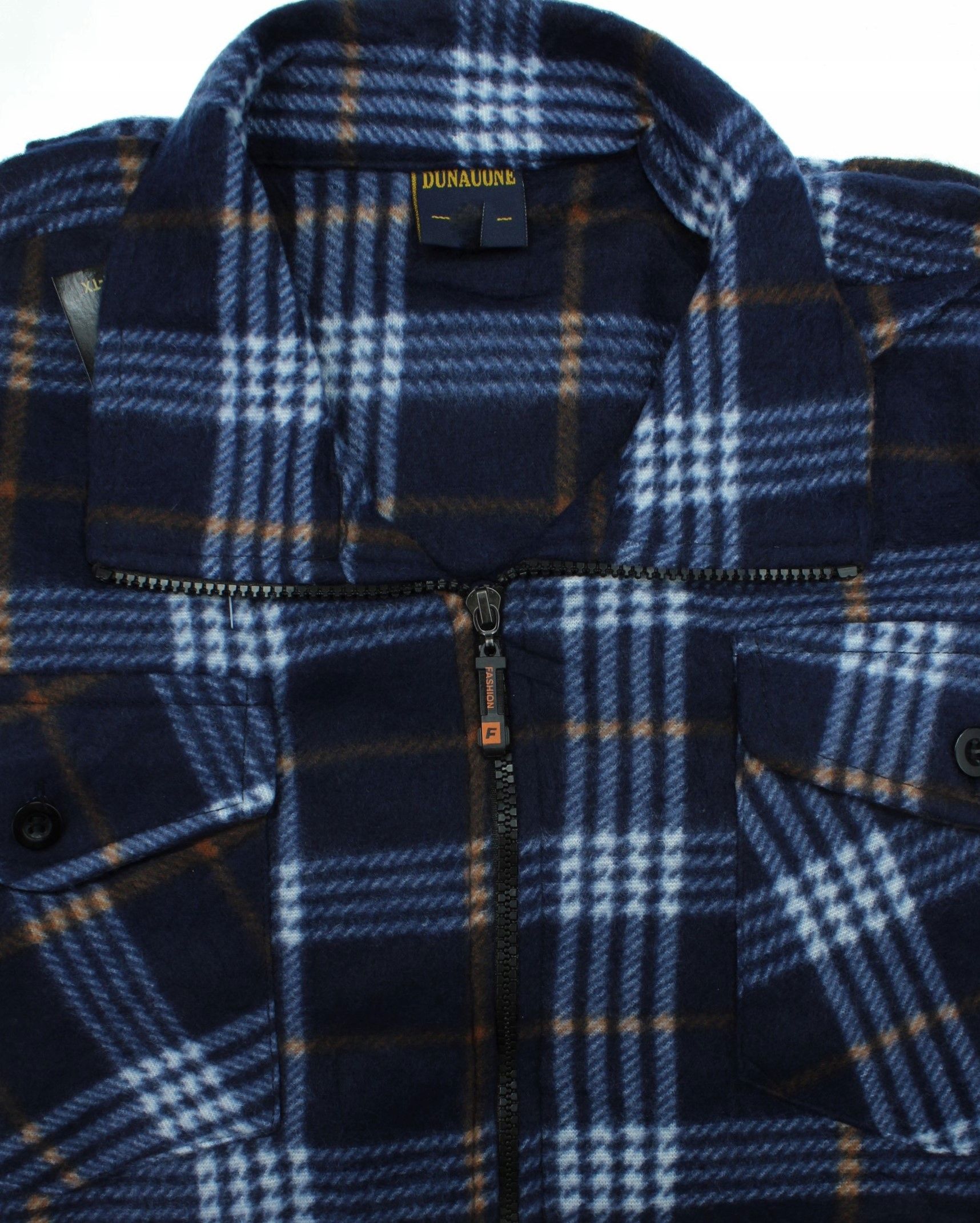  Teplý košile rouno muž se zipem 4xl pl05