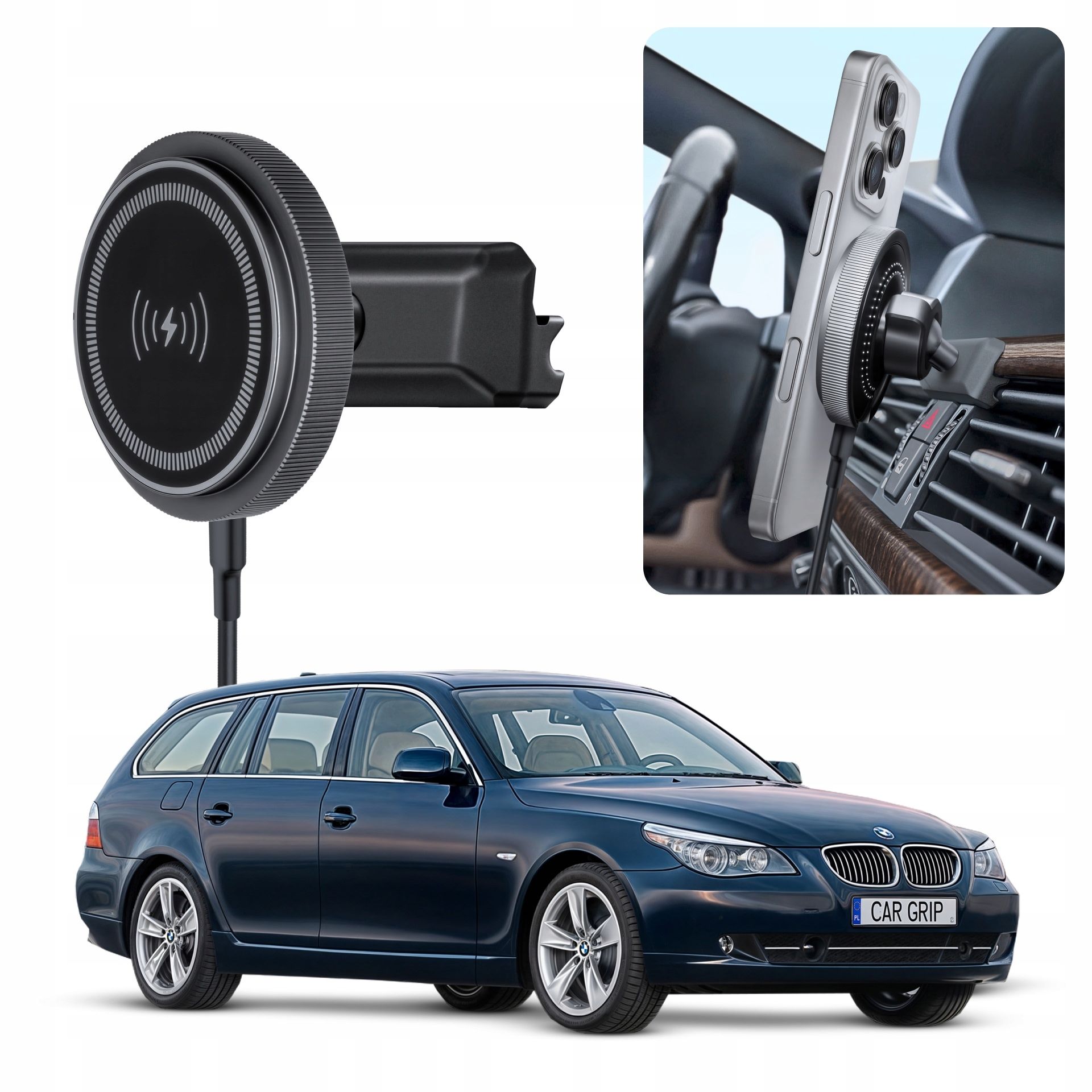  Magnetiline hoidik magsafe sisse bmw 5 i 6 e60 e61 (2004-)