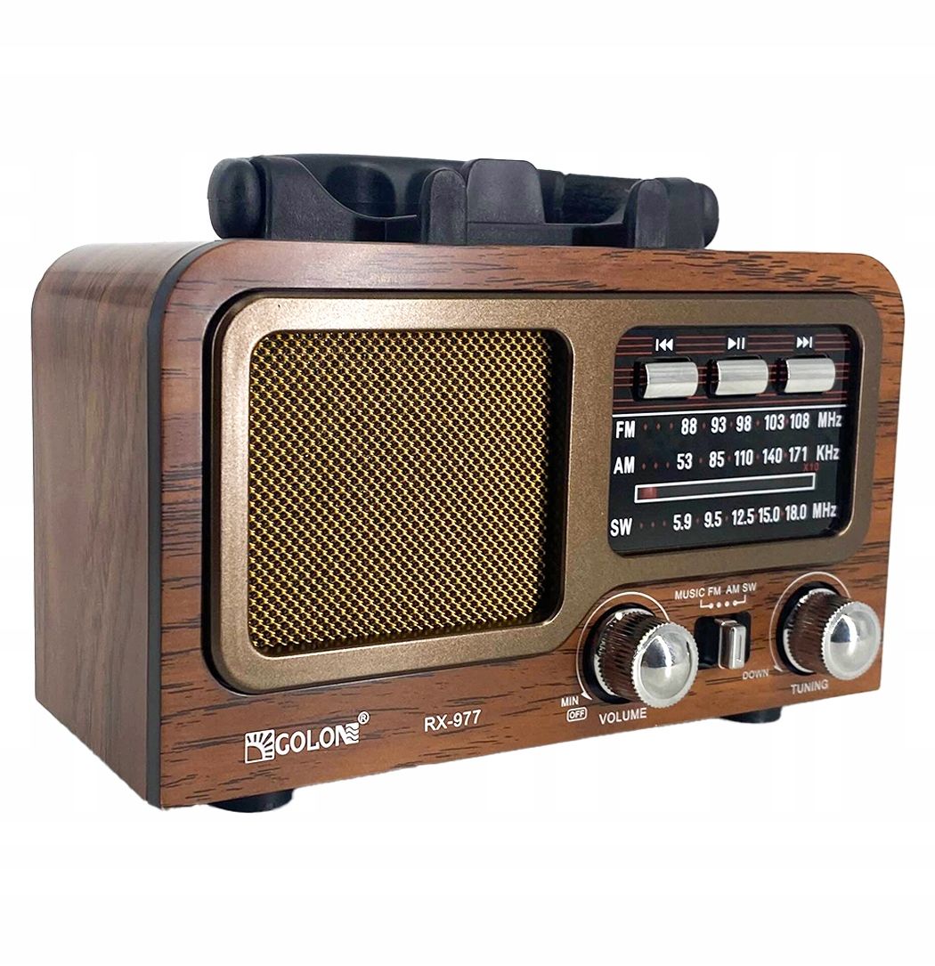  Stilingas retro radijo imtuvas vintage fm am "bluetooth" | baterija + tinklas virtuvės