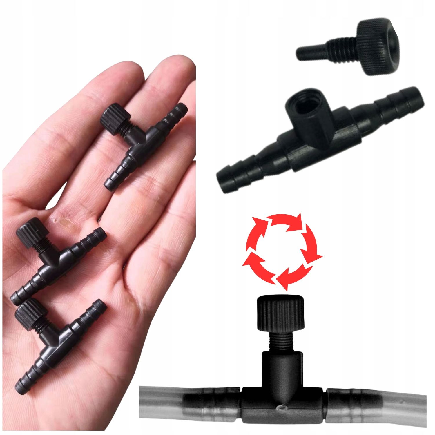  Silikón prísavka robiť hadice na prevzdušňovanie 4/6mm diera 5mm