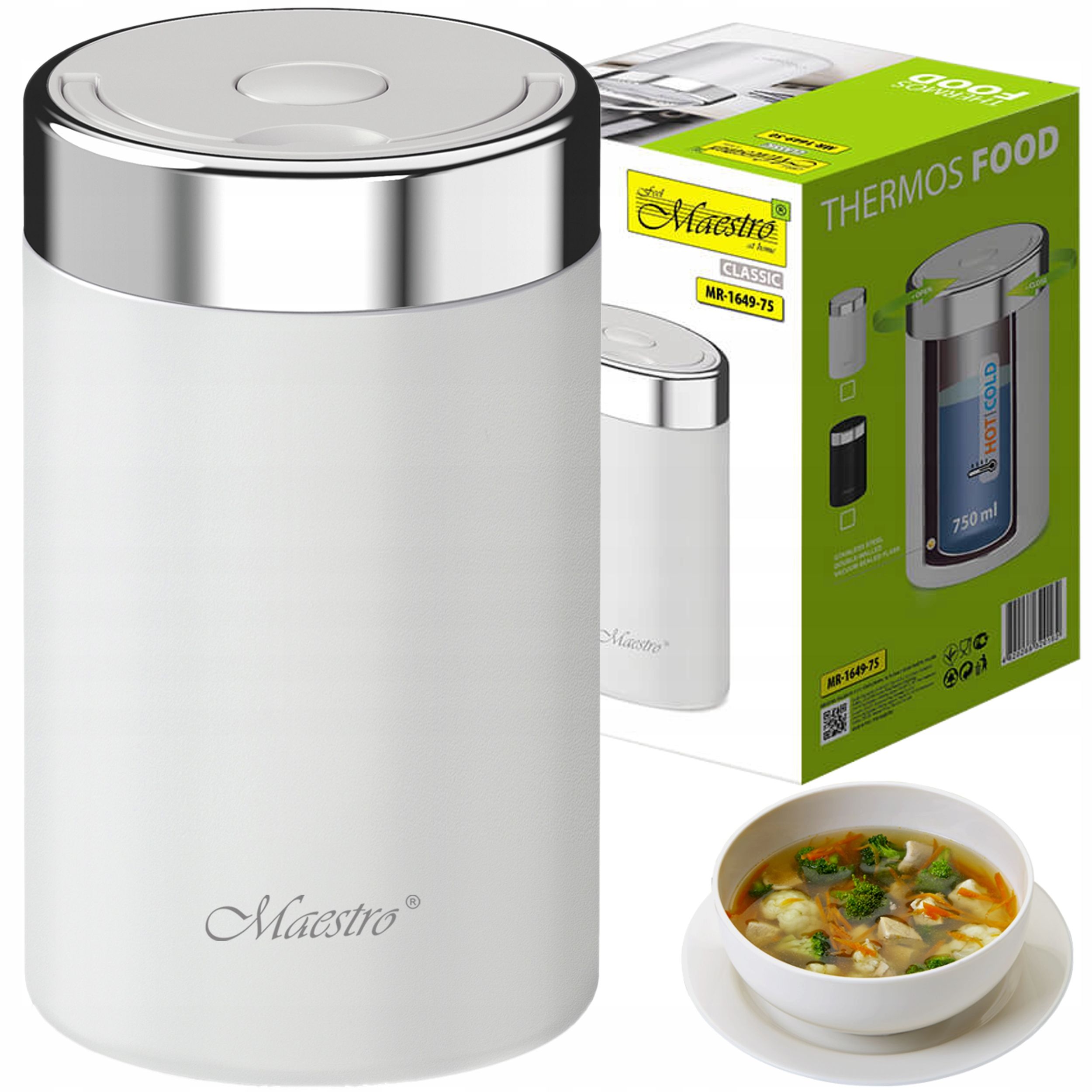  Lunch thermos steel jar thermal for lunch soup lunch box 0,75l