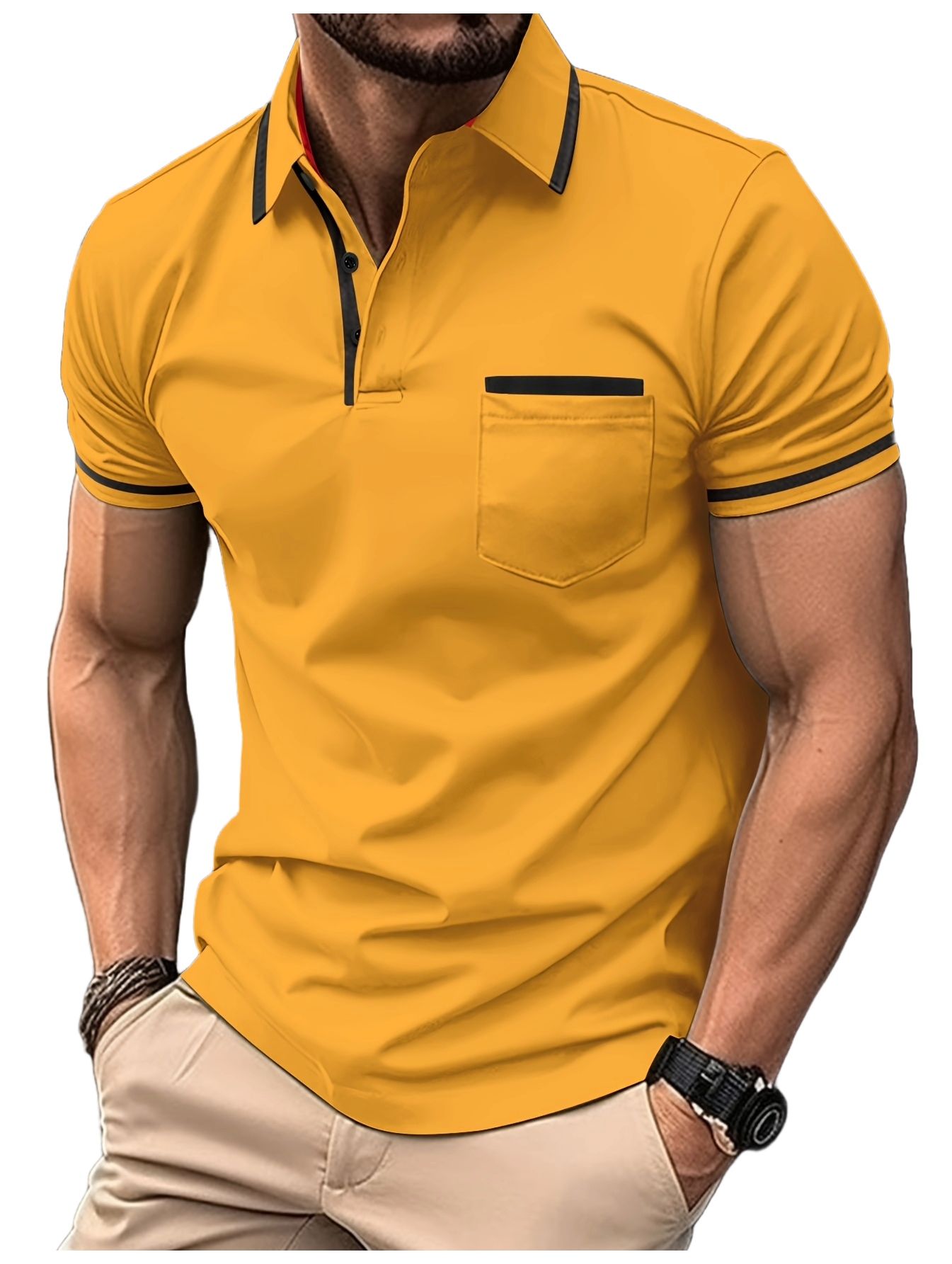  Moodne meeste polo särgid lühikesed varrukad värvid 3xl