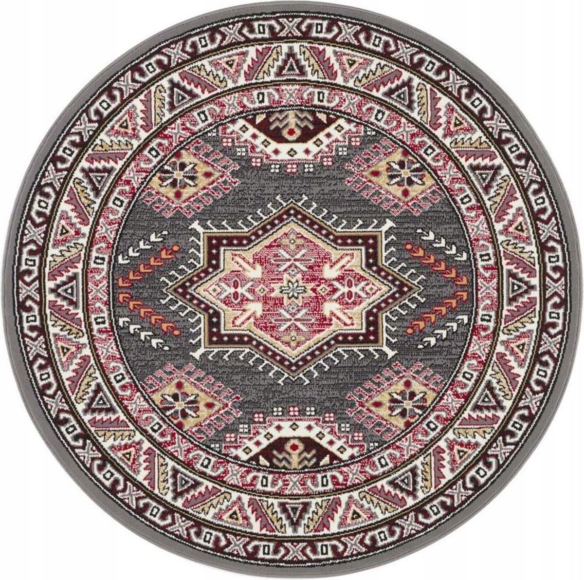 Round carpet for the living room 140cm , soft italian ,green creamy pattern mandala