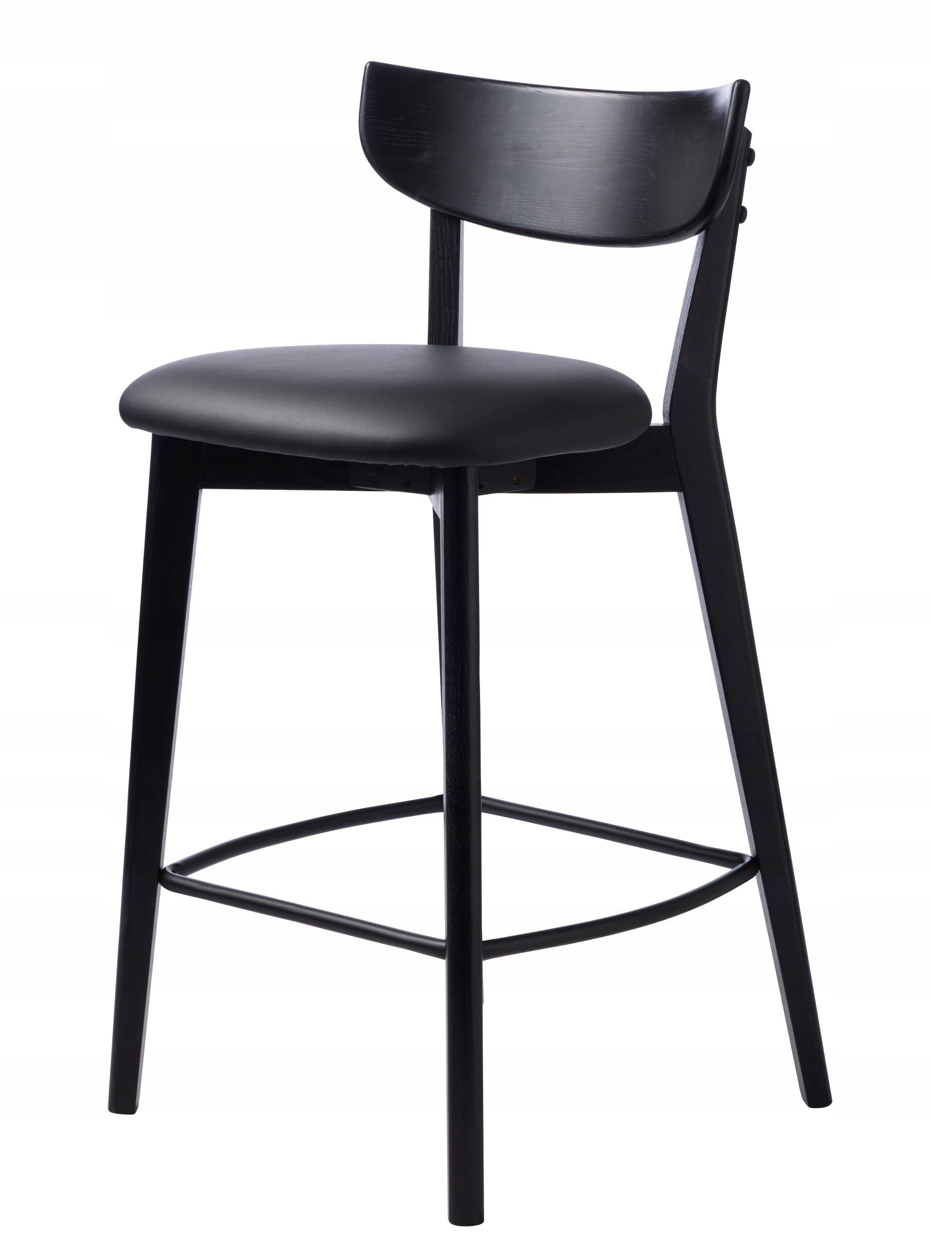  Chair black for the living room bar stool with backrest scandi pero unique premium