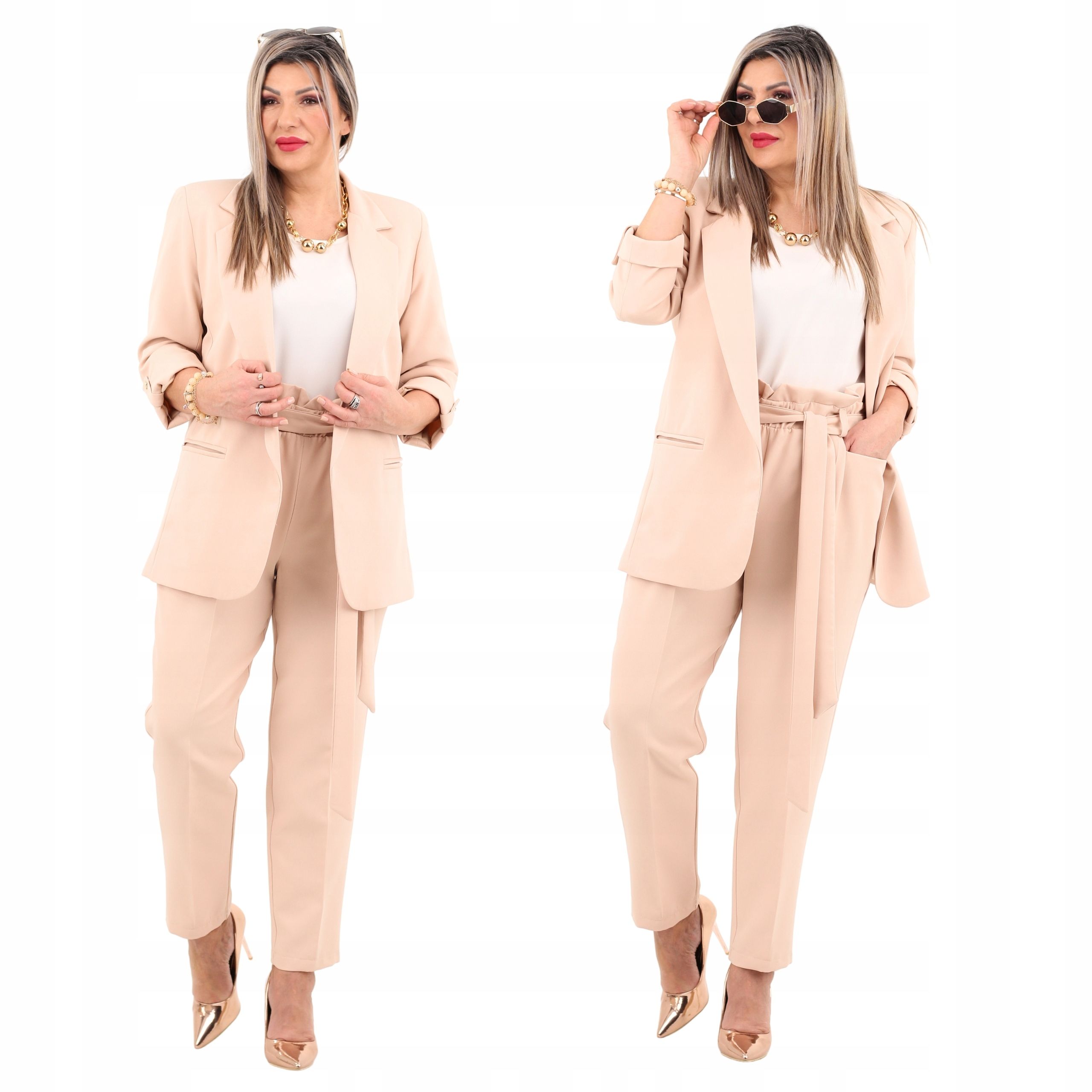  Elegant garnitur feminin jacke i hose polnischer hersteller groß größen