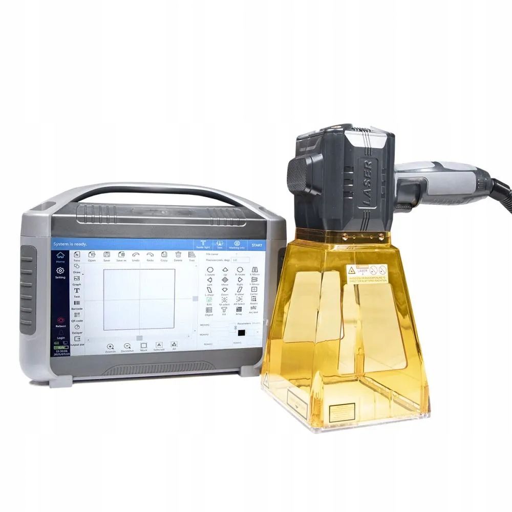  Mobil lasergravurmaschinen easymarker 30w 100x100mm mobil etikettiermaschine