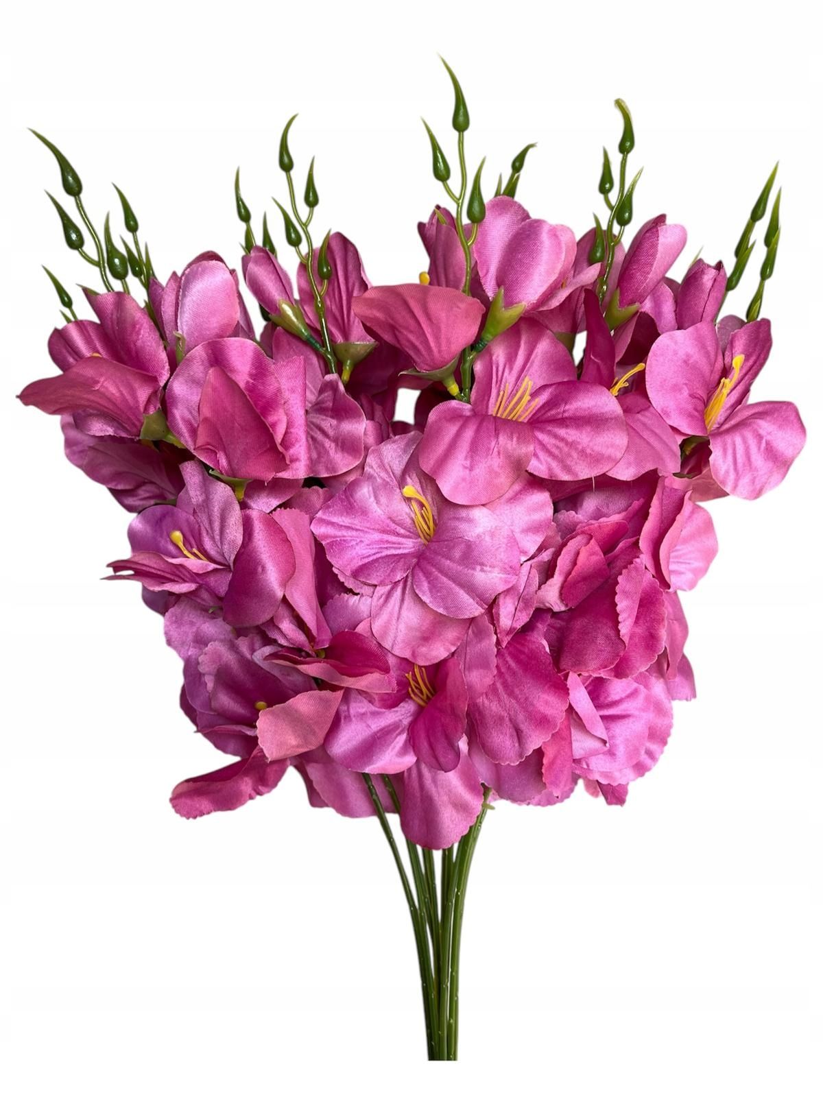  Mieczyk kytice umelé kvety 55cm 12 počítač. purpurový