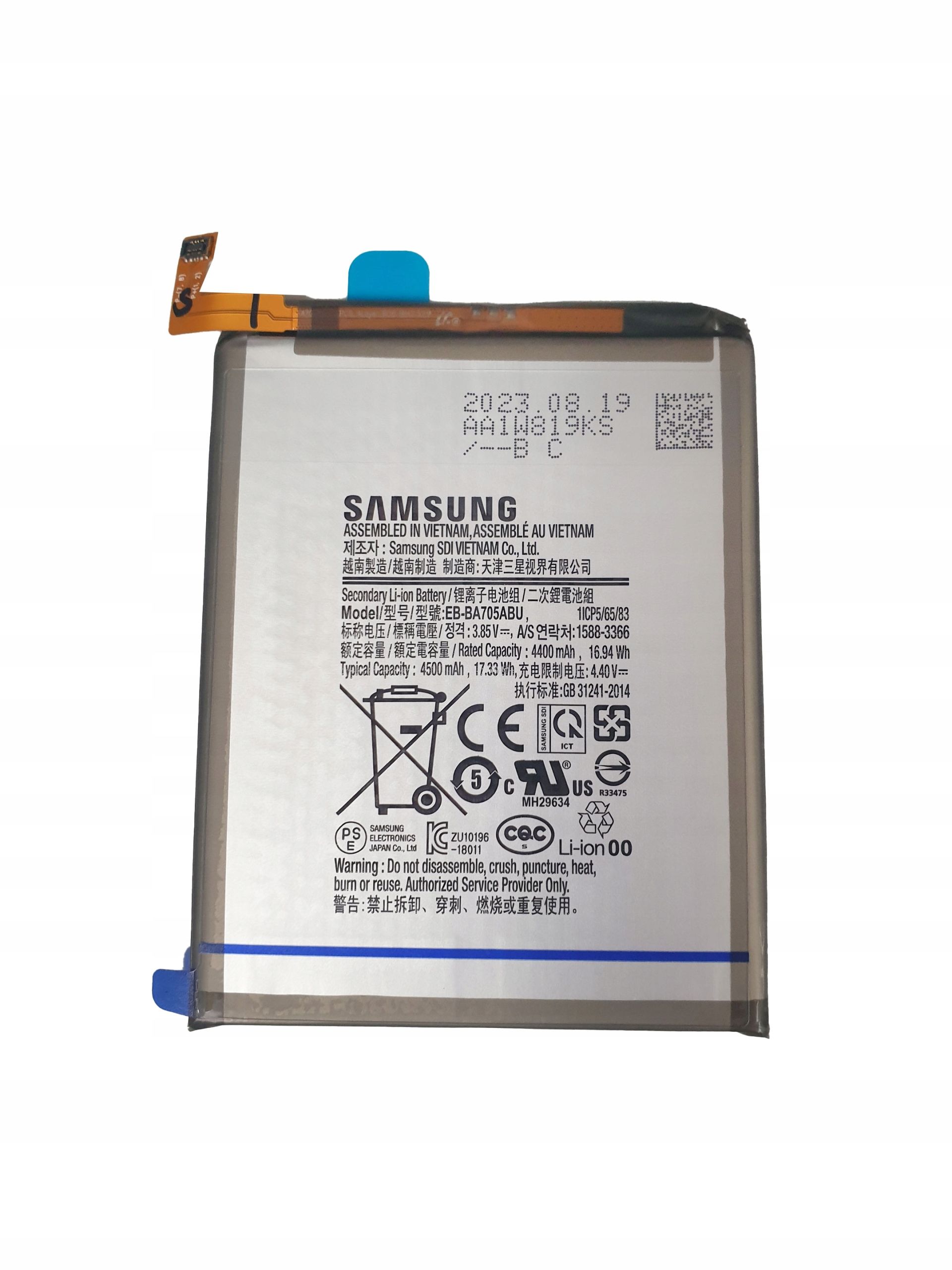  Originali baterija "samsung" eb-bg973abu 3400 mah "samsung" s10 g973