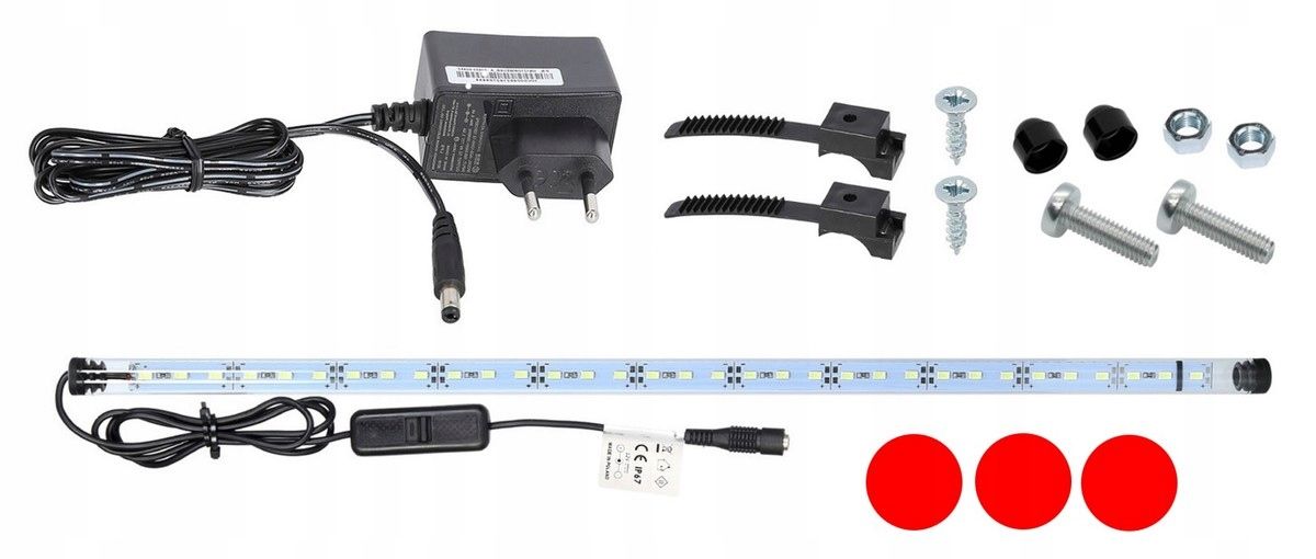  Modrý měsíc noc led osvětlení akvárium noc 160cm