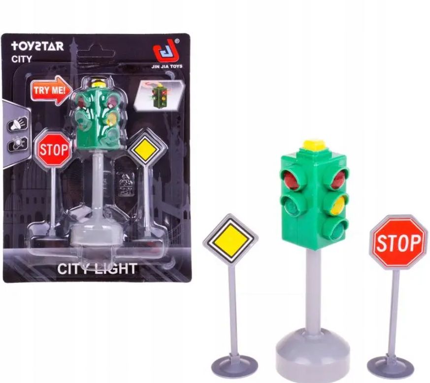  Signalman with batteries with signs road signs traffic light