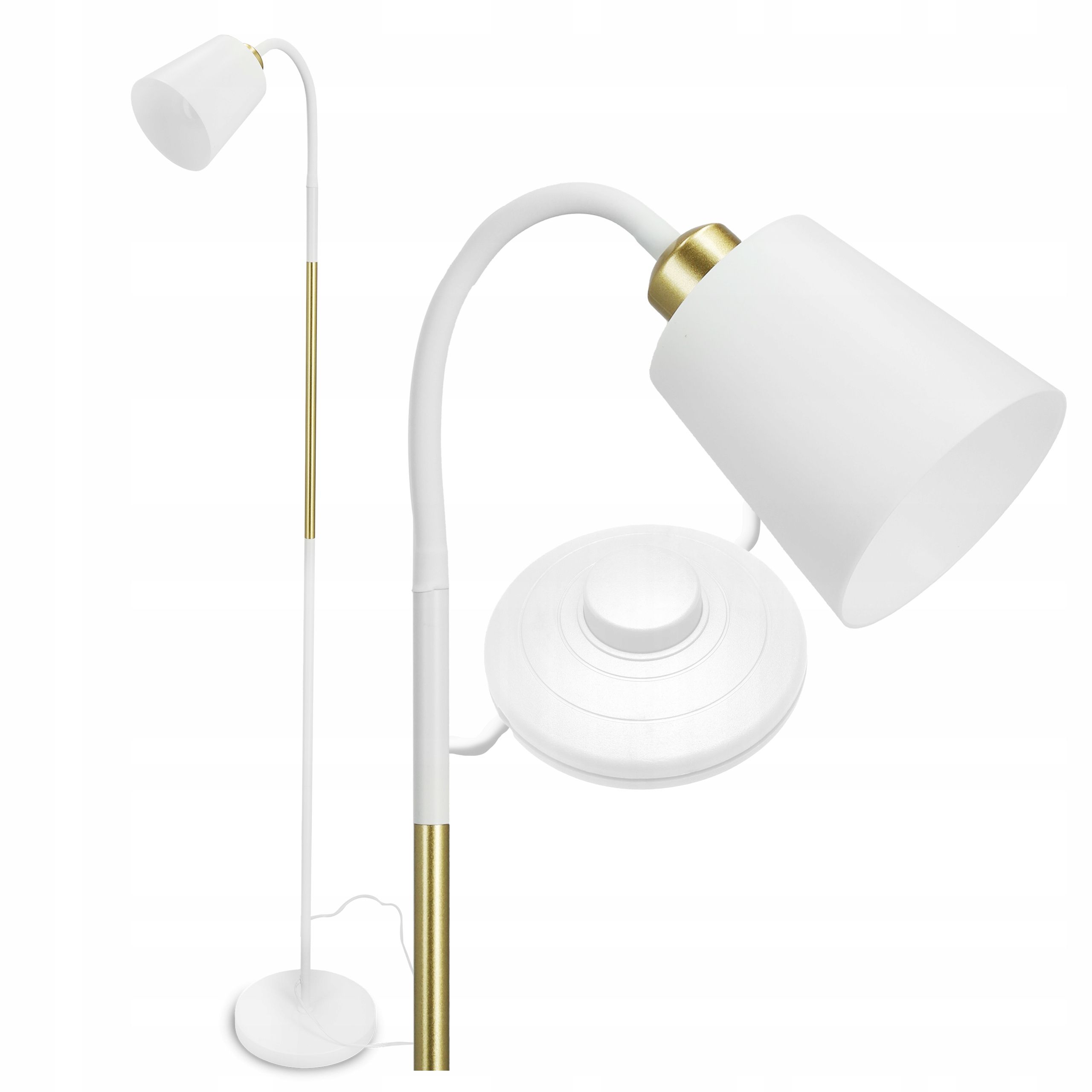 Stehleuchte led-licht zum lesen nachttisch 1x gu10 schalter 160cm