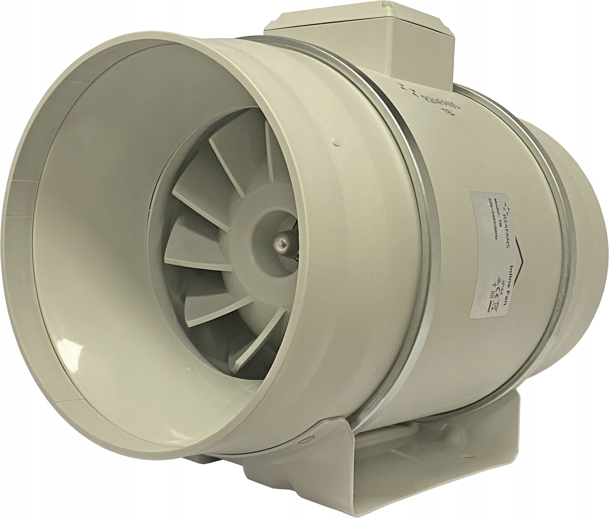  Radiální potrubní ventilátor 420m3/h průměr 125mm vkv 125 kuličková ložiska