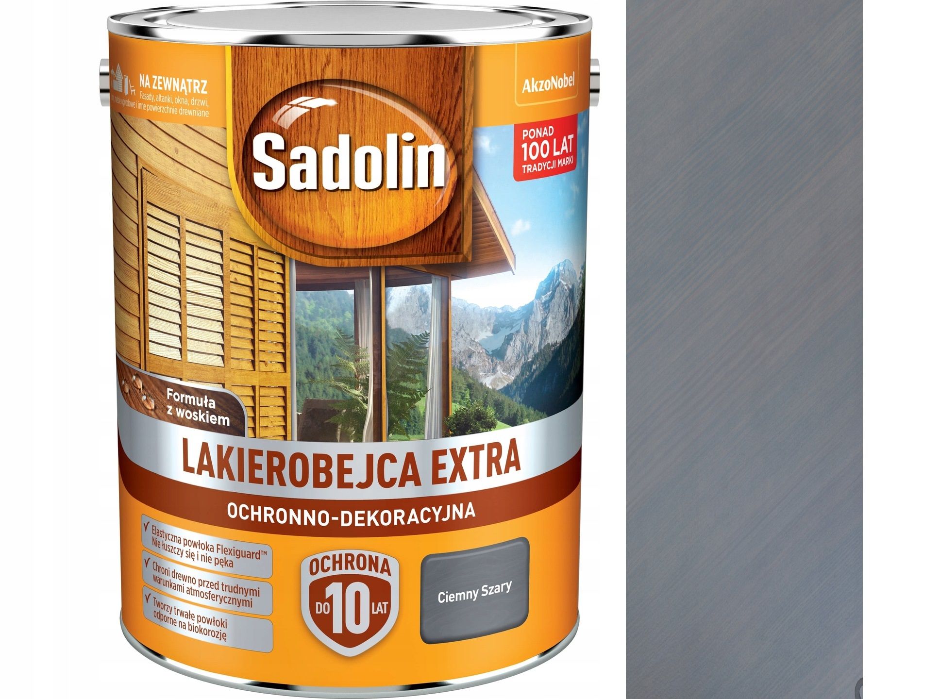  Sadolin extra lacbeitz 2,5l licht grau