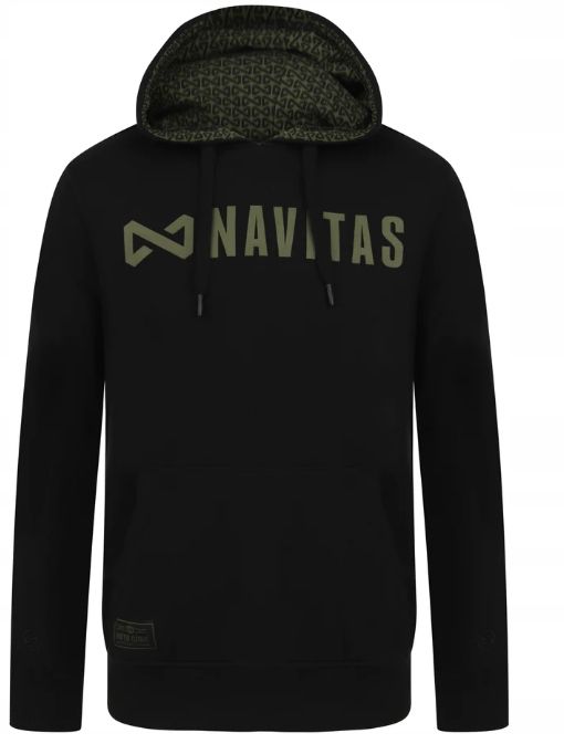 Kapuutsiga kampsun core black hood navitas r. l