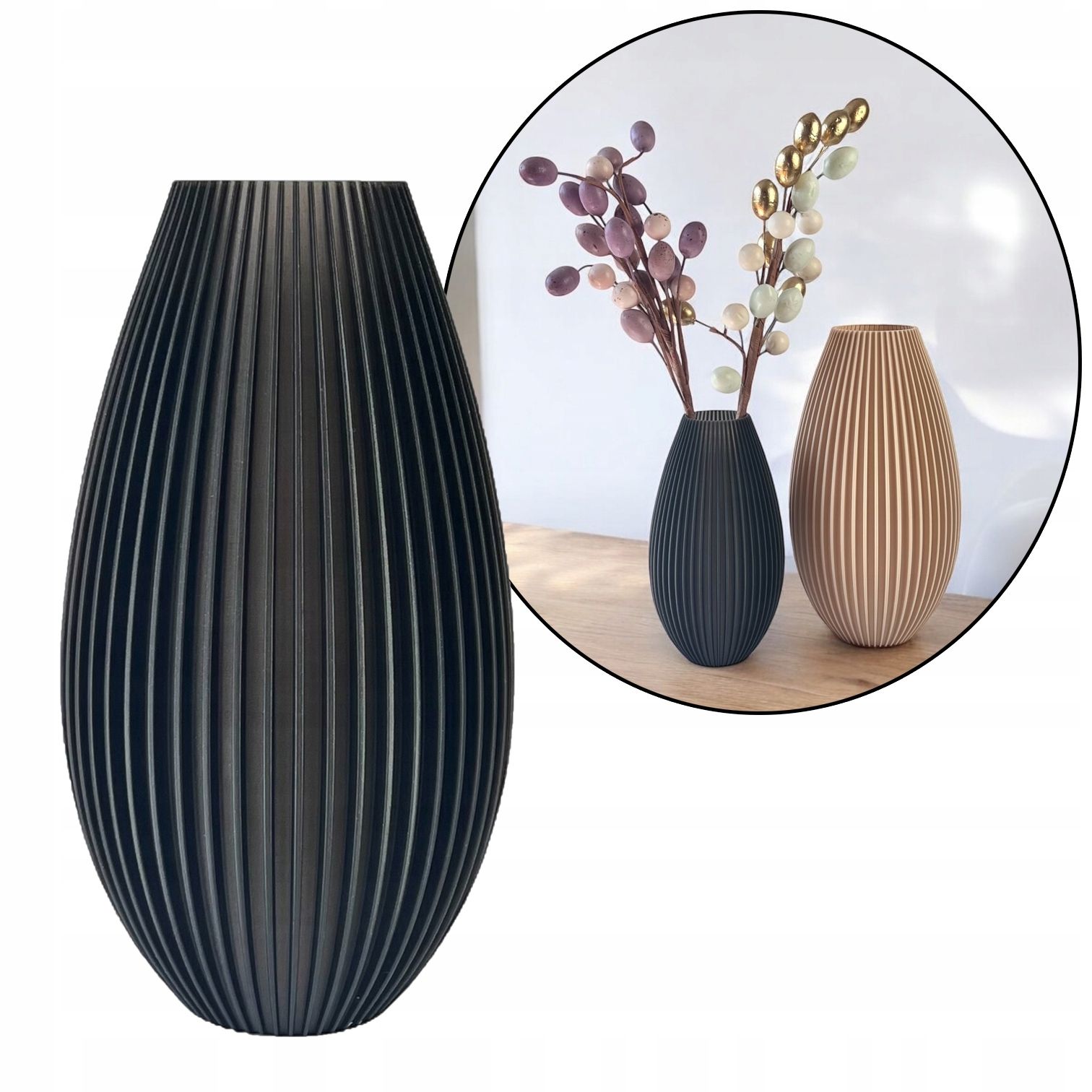  Augsta vāze, olīvu krāsa nesalaužams 20cm, mūsdienīgs vāze ziediem boho