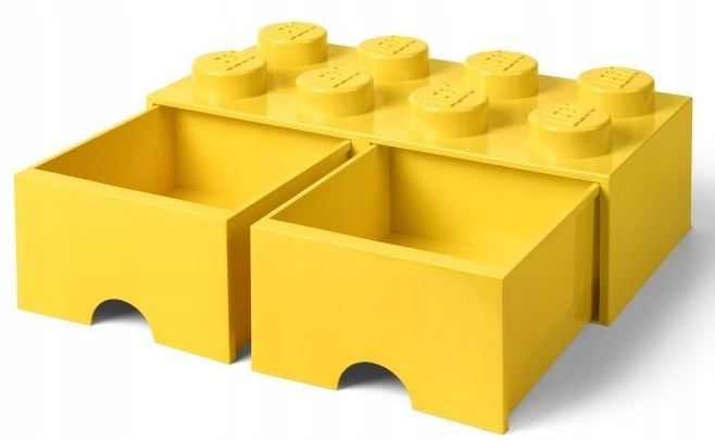  Lego dėtuvė kaladėlė 4 stalčius juodas rašomajam stalui
