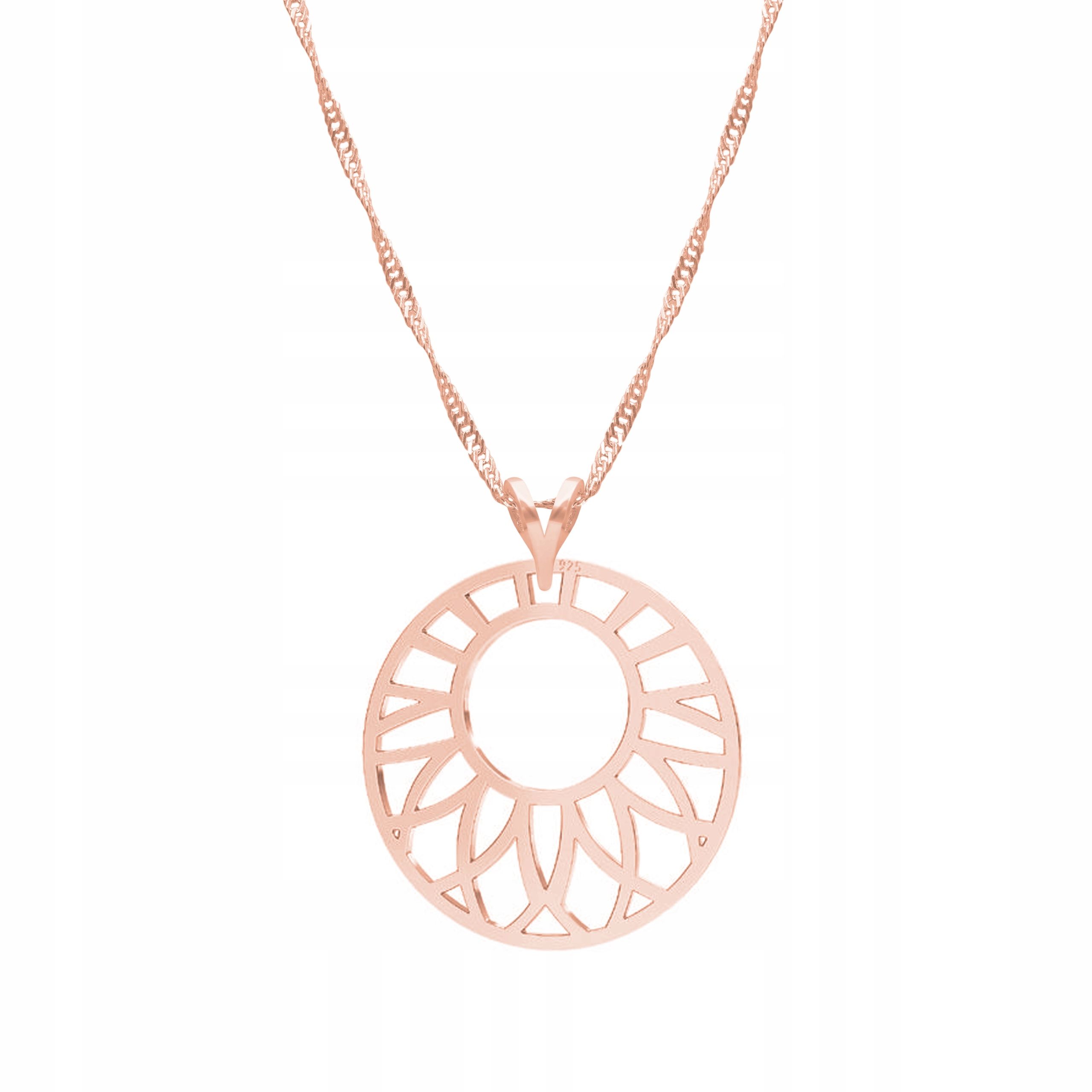  Goldkette halskette 925 mond hörner