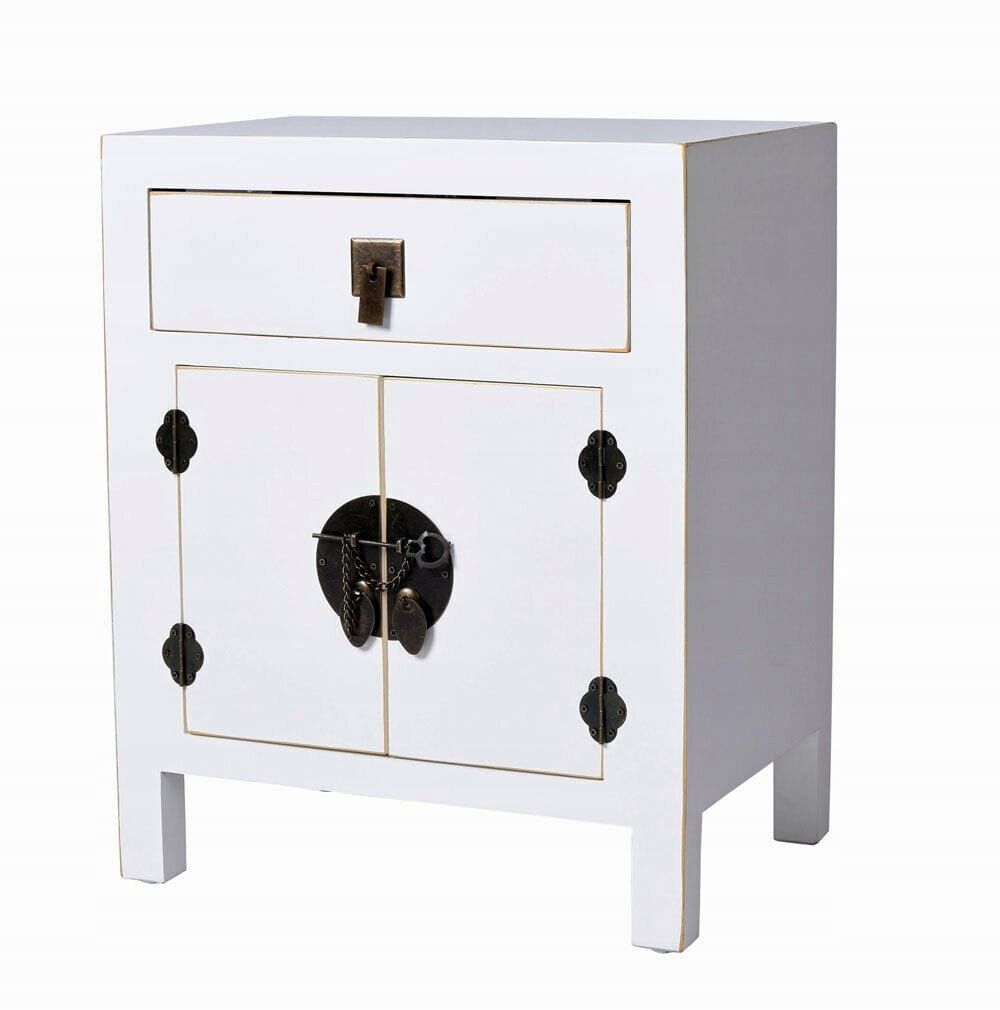  Kabinets aziātu koka stils shabby chic