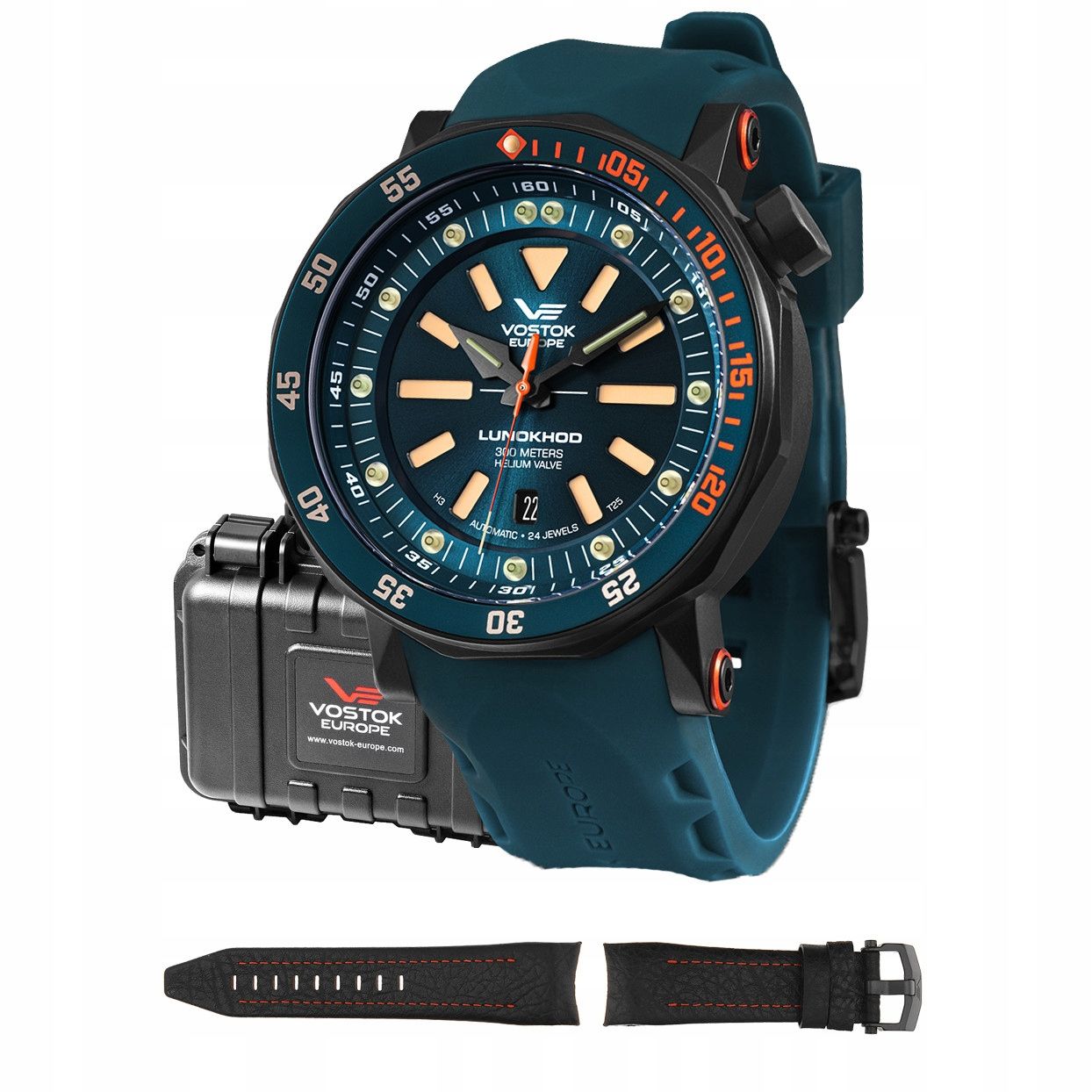  Pánské hodinky vostok europe nh35a-571c607s černá barva