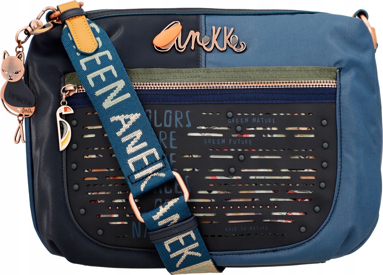  Anekke kabelka organická kůže vícebarevné