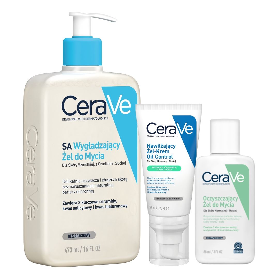  Cerave feuchtigkeitscreme gel-creme oil control + feuchtigkeitscreme gesichts spf 50