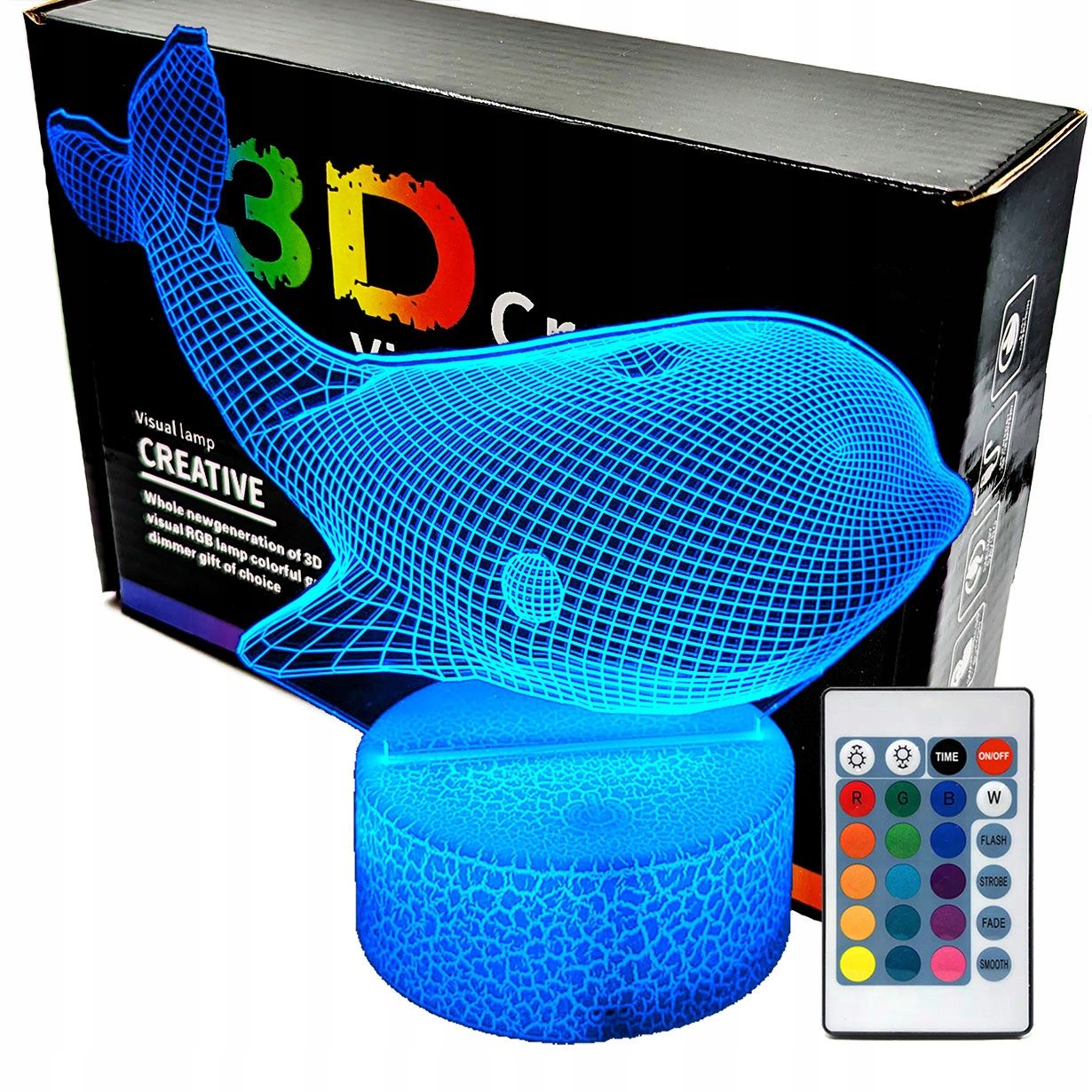  3d naktinė lemputė lempų daugiaspalvis