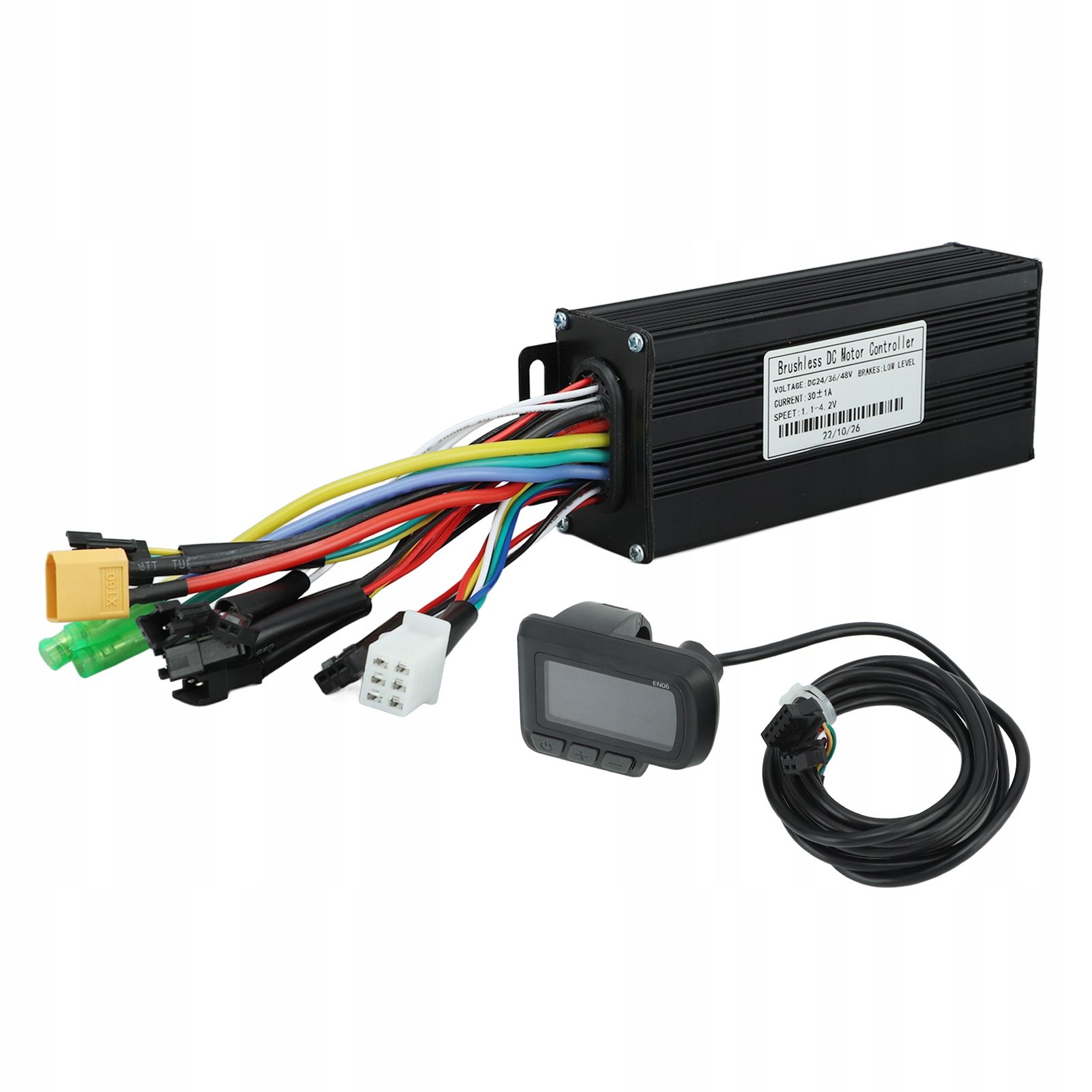  Kopa kontrolieris dzinējs elektrisks 36v/48v 500w kontrolieris kloķis