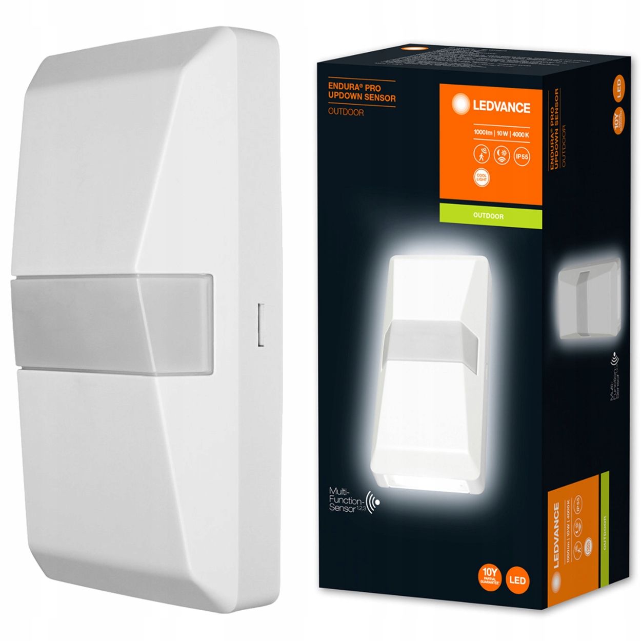 Fasado lempa led sieninė sodo sieninis šviestuvas judantis 13w 3000k ledvance