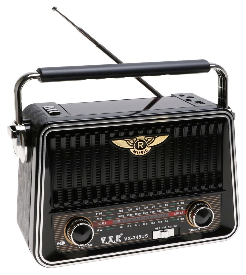  Retro radio receiver mobile solar loudspeaker flashlight mp3 usb solar bluetooth 157