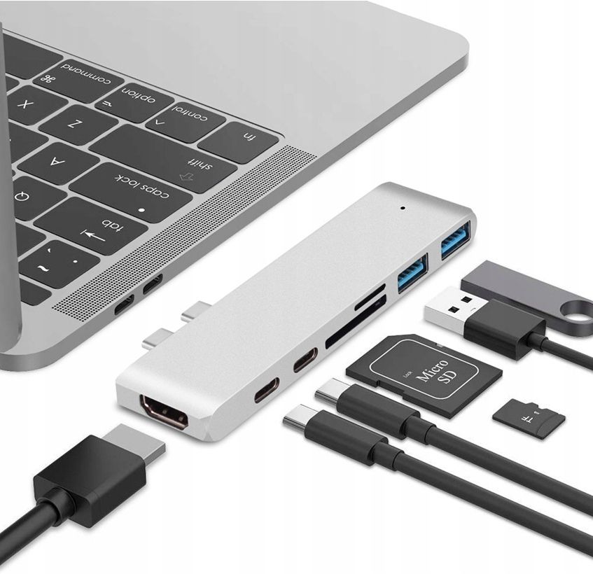  Hub usb skirstytuvas skirstytuvas prievadų aktyvusis maitinimo šaltiniai stikliukai 7x usb 3.0