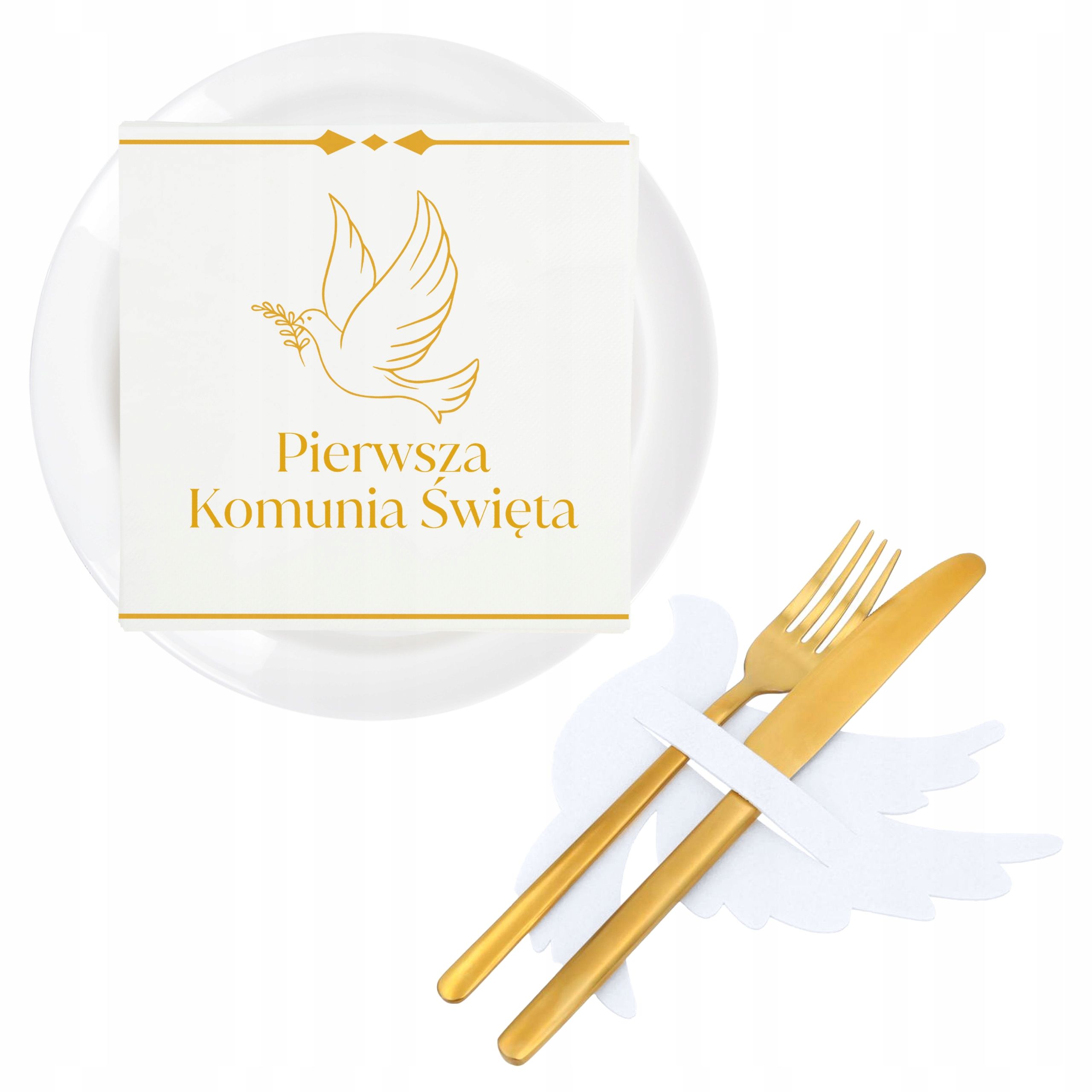 Dekorace k prvnímu přijímání soubor společenství běh na stůl pro první přijímání ubrousky dekorace tabulka